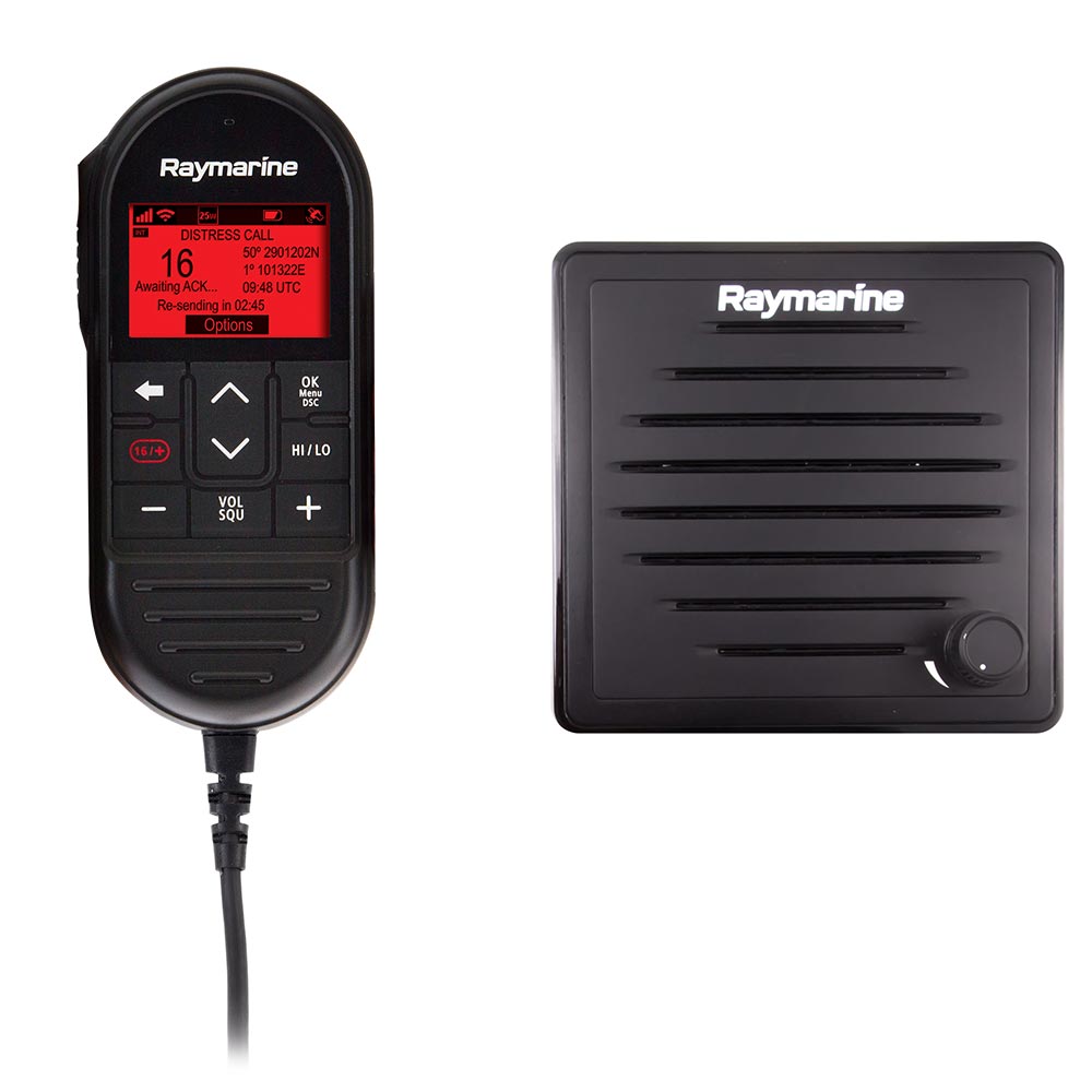 Raymarine Ray90 Wired Second Station Kit W/Passive Speaker, Raymic Wired Handset &Amp; Raymic Extension Cable - 10M,WBAUVA001345651