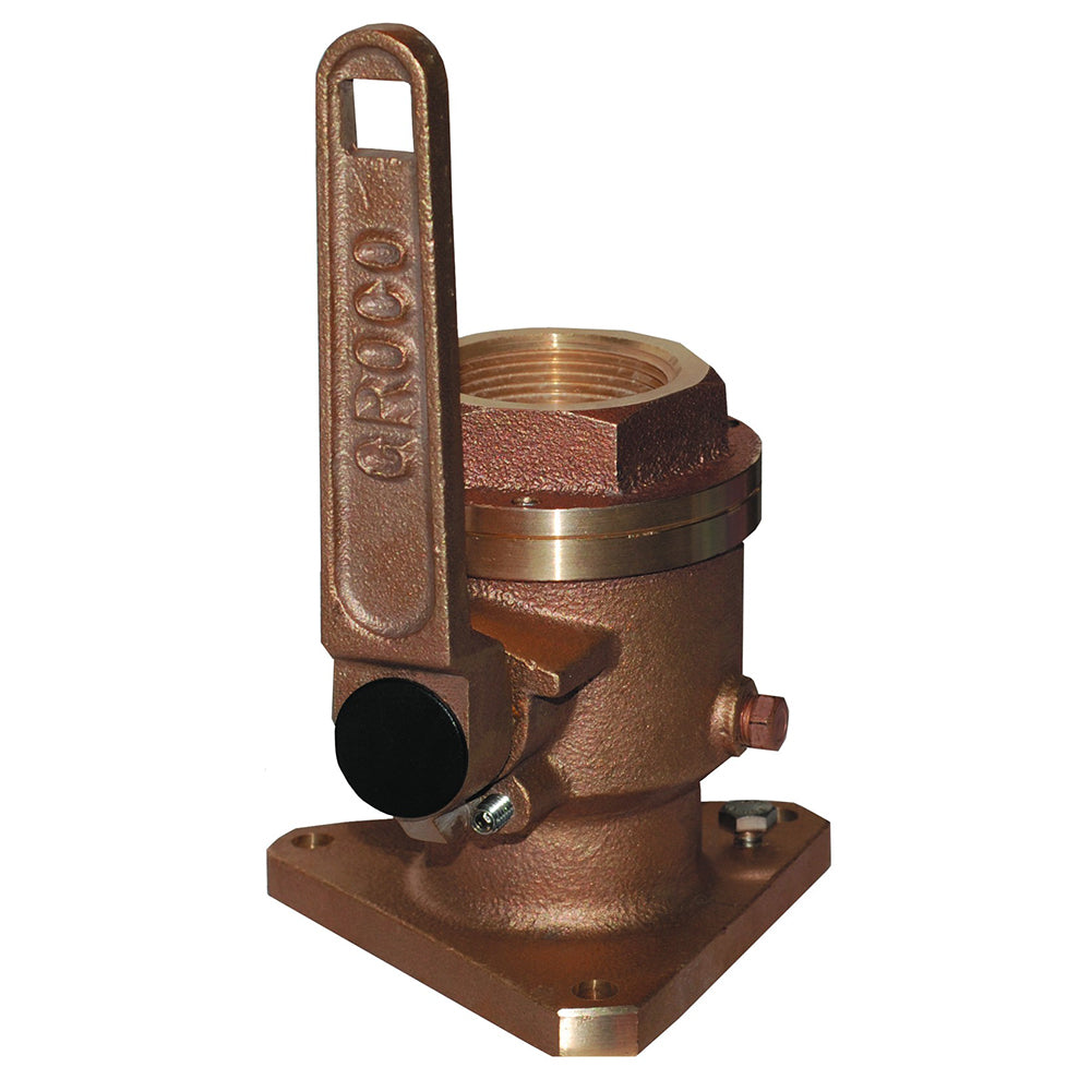 Groco 3/4'' Bronze Flanged Full Flow Seacock,WBAUVA001345657