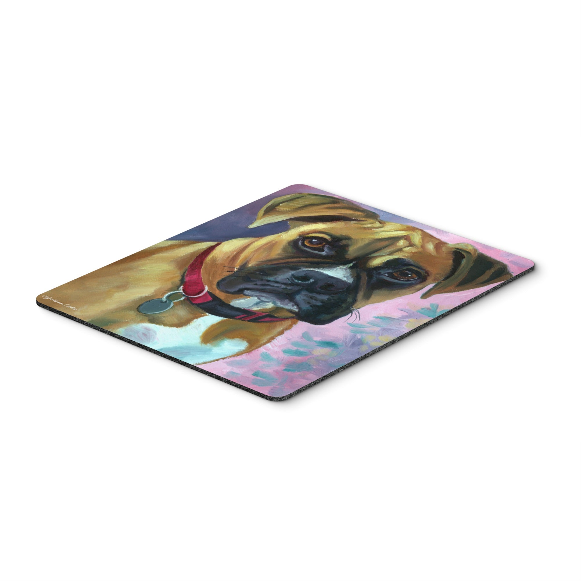 Carolines Treasures Natural Fawn Boxer Mouse Pad/Hot Pad/Trivet (7338MP)