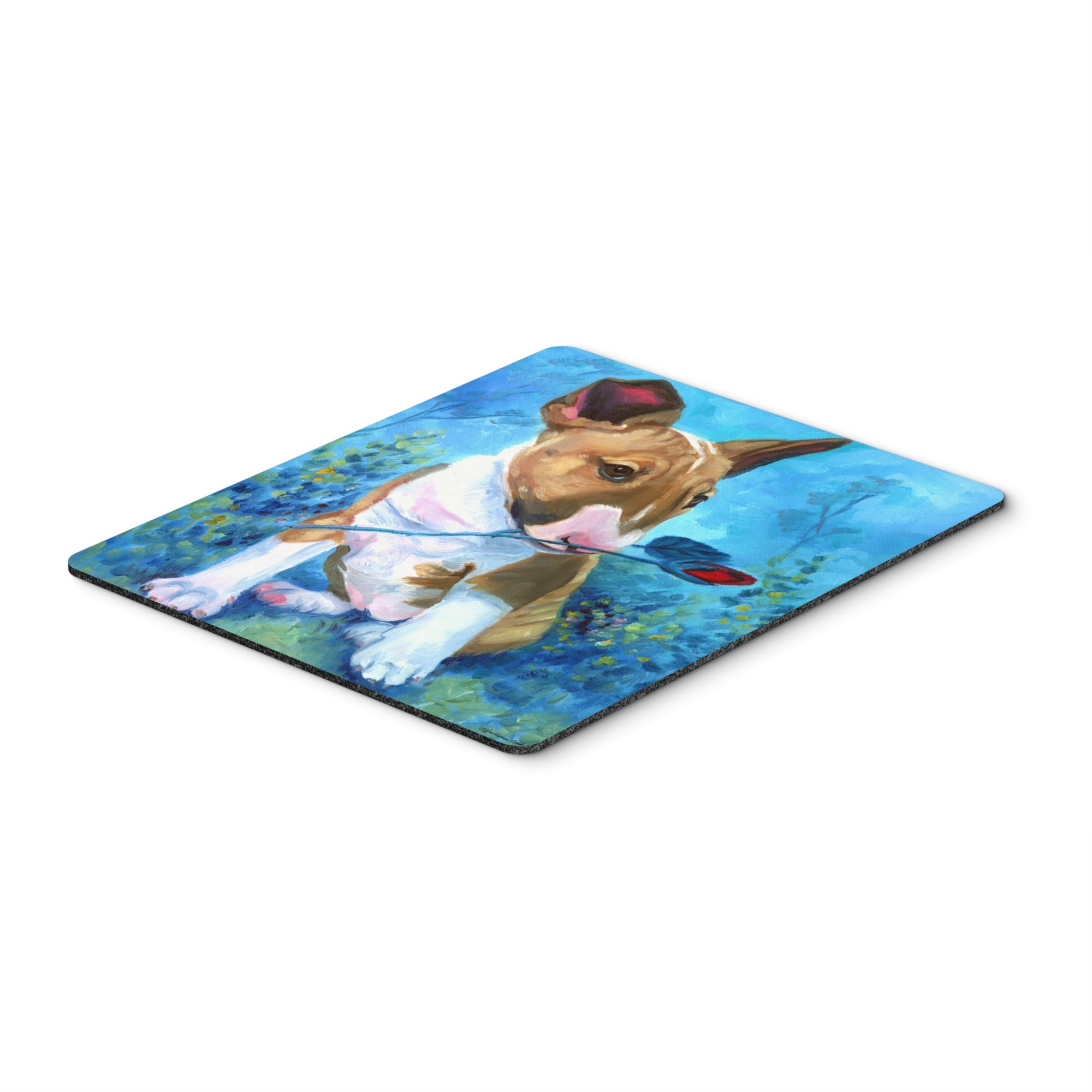 Carolines Treasures Bull Terrier Rose for Mom Mouse Pad/Hot Pad/Trivet (7339MP)