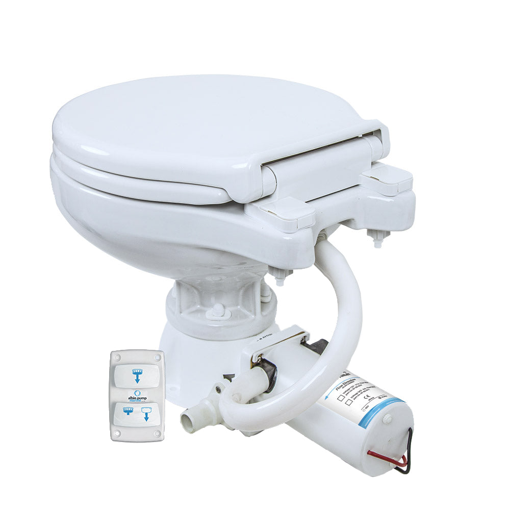 Albin Group Marine Toilet Silent Electric Compact - 24V,WBHDWB07R5QWLQM