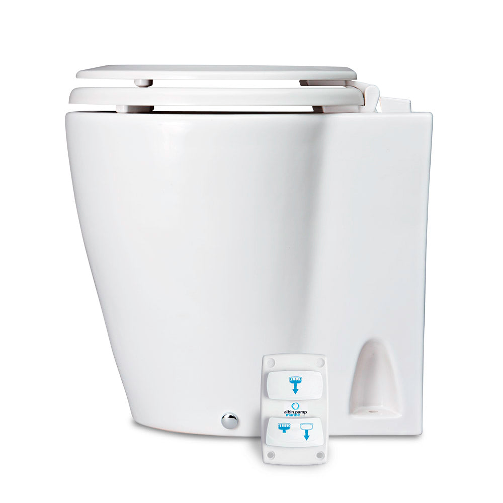 Albin Group Marine Design Marine Toilet Electric Silent - 24V,WBHDWB07RB3HPBM