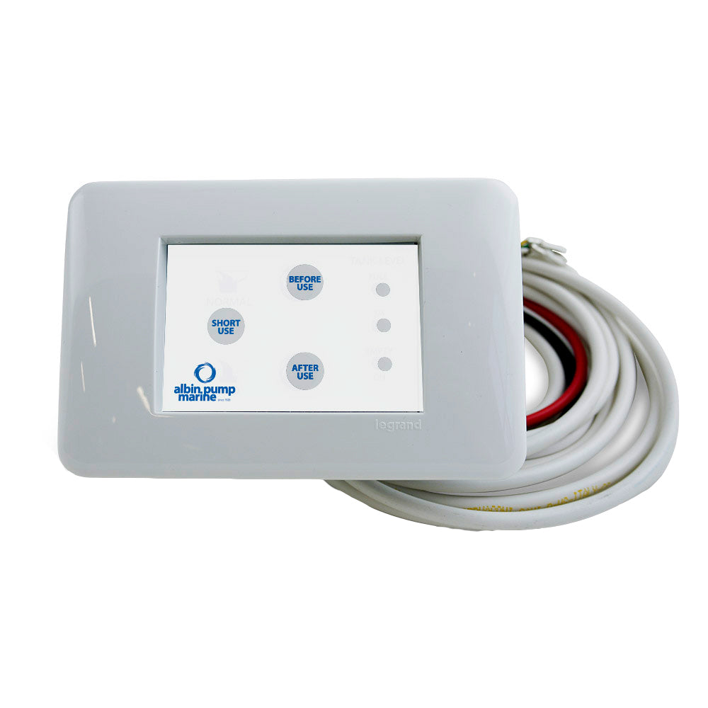 Albin Group Marine Digital Control Panel Silent Electric Toilet,WBAUVB08BMSXYK1