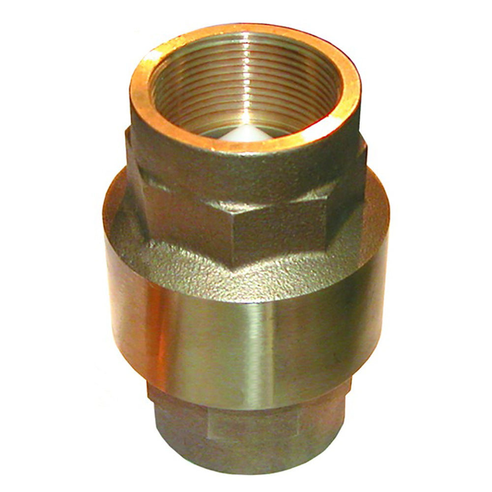 Groco 1-1/2'' Bronze In-Line Check Valve,WBAUVB003E1ZFQG