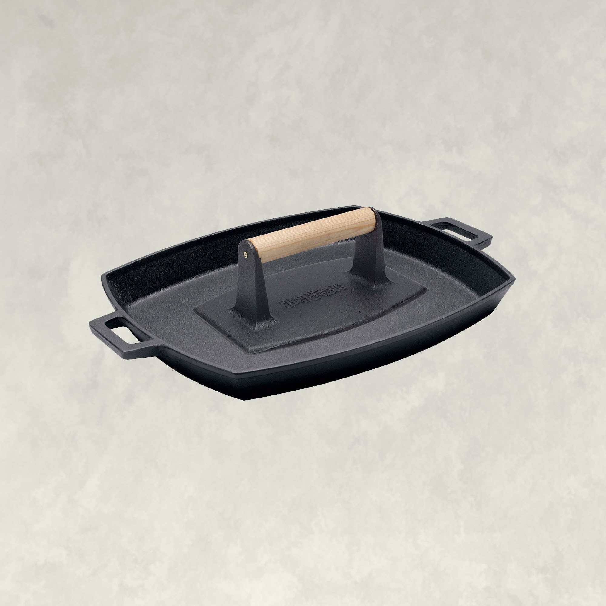 Bayou Classic Bacon Press and Shallow Pan Set
