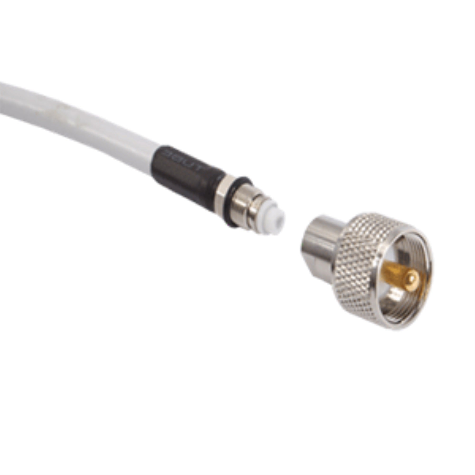 Shakespeare Pl-259-Er Screw-On Pl-259 Connector F/Cable W/Easy Route Fme Mini-End,WBEEAB010F6JGQC