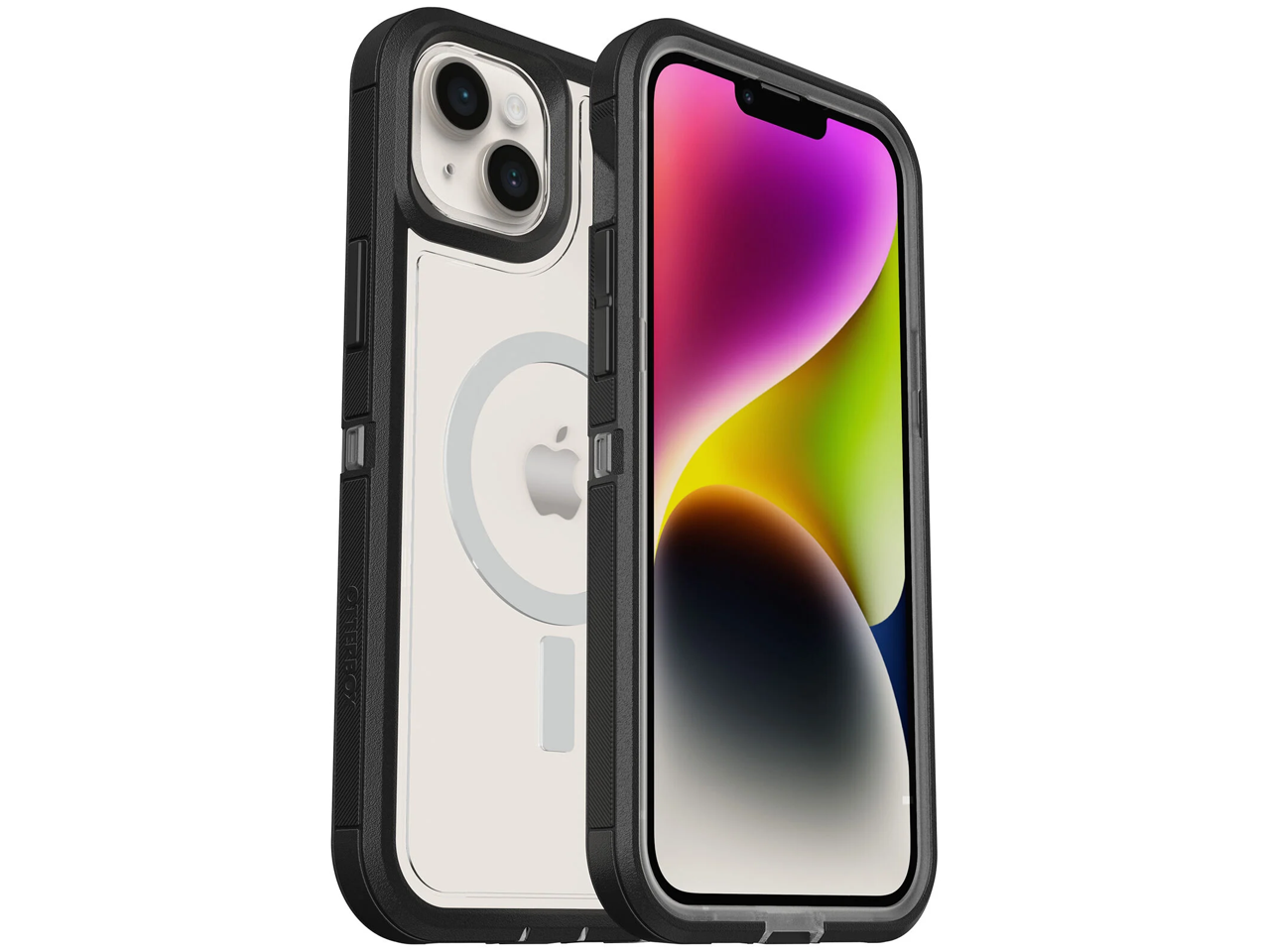 Cell Ob77 90064 Otterbox Defender Xt Clear     Caseapple Iphone 14 Plus Black Crystal R