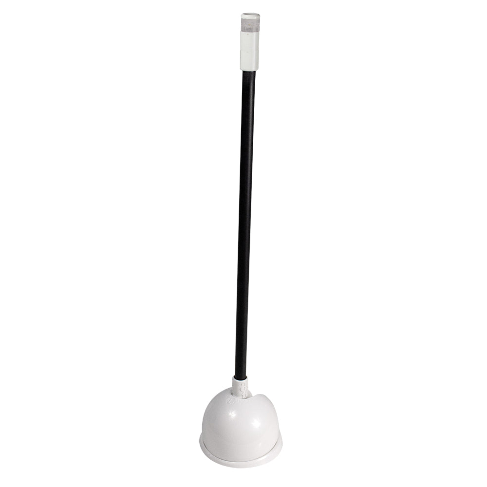 Lumitec Contour Anchor Light - 12'' - Black Shaft White Base,WBAUVA001345765