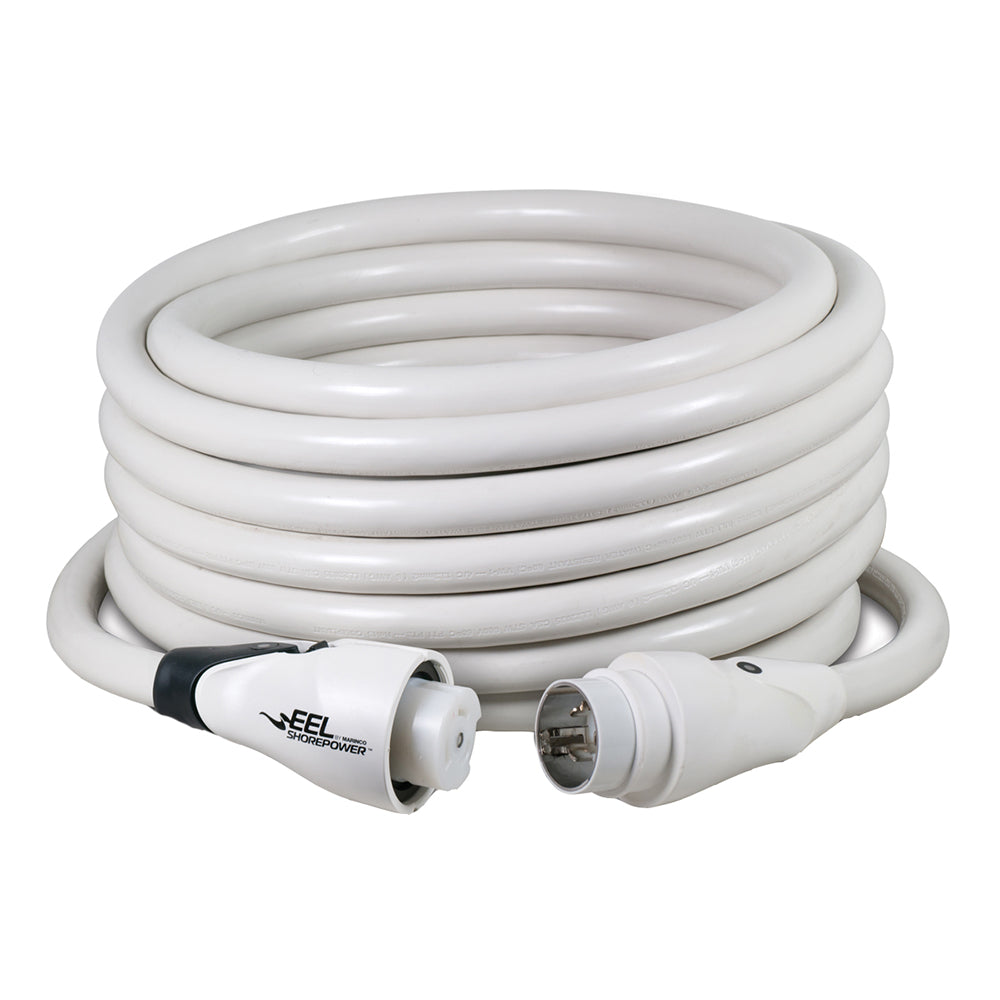 Marinco Eel 50A White Cordset - 125/250V - 50&#39;,WBAUVB009IJGW2E