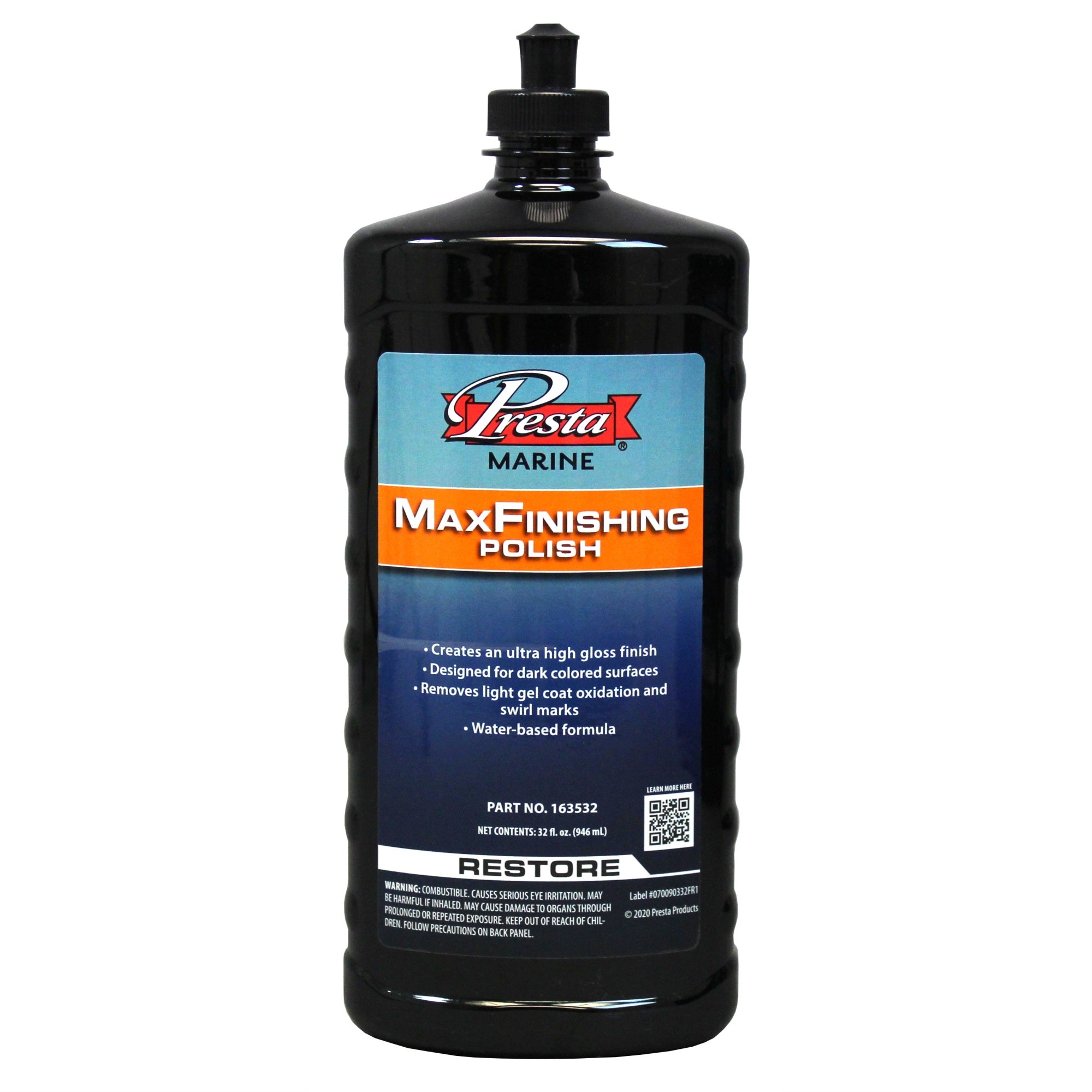 Presta 163532 Maxfinishing Polish For A Swirl-Free Finish On Gel Coat And Composite Surfaces - 32 Oz.,WBAUVB07F2QG63G