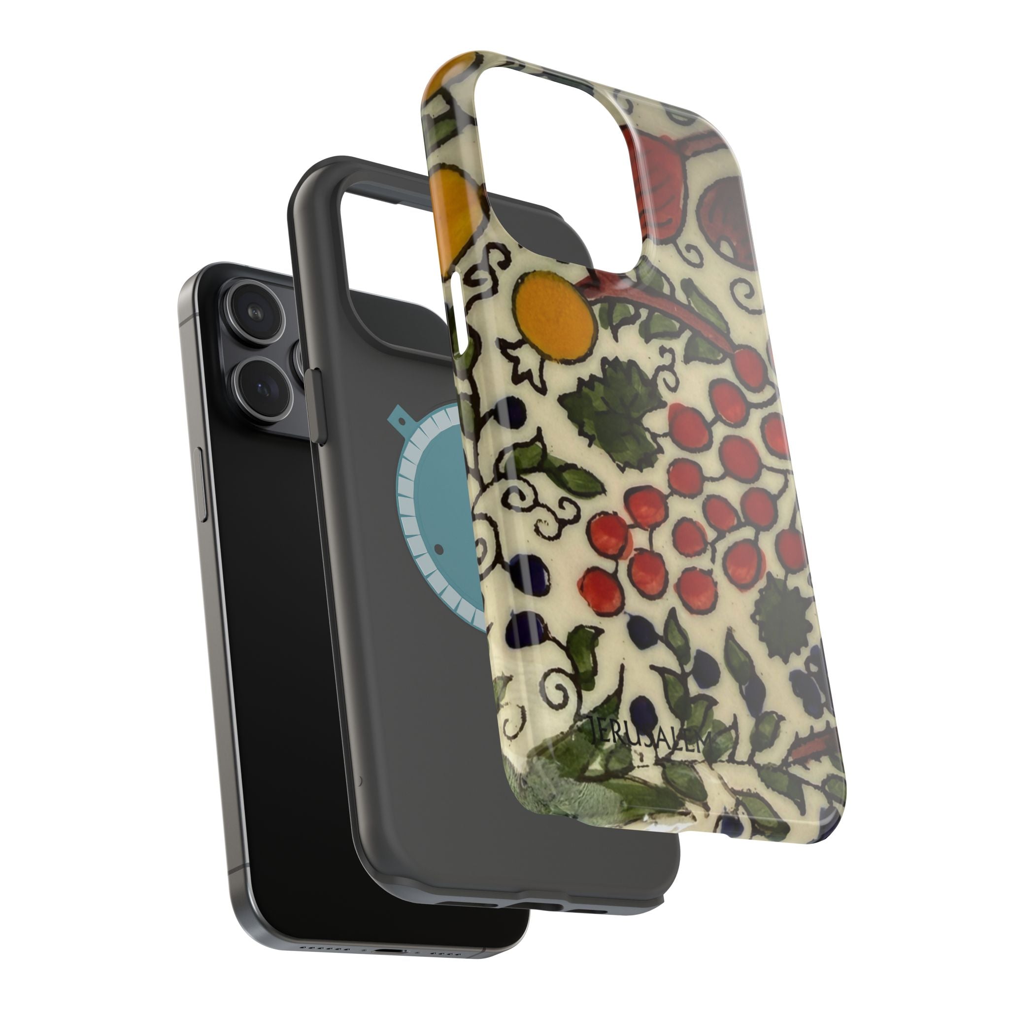 Jerusalem City Fruits Design Iphone Magnetic Tough Case