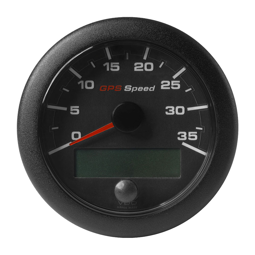 Veratron 3-3/8'' (85Mm) Oceanlink&Reg; Gps Speedometer - Black Dial &Amp; Bezel (0-35 K/Mph/Kmh),WBEEAB08X4XP4V4