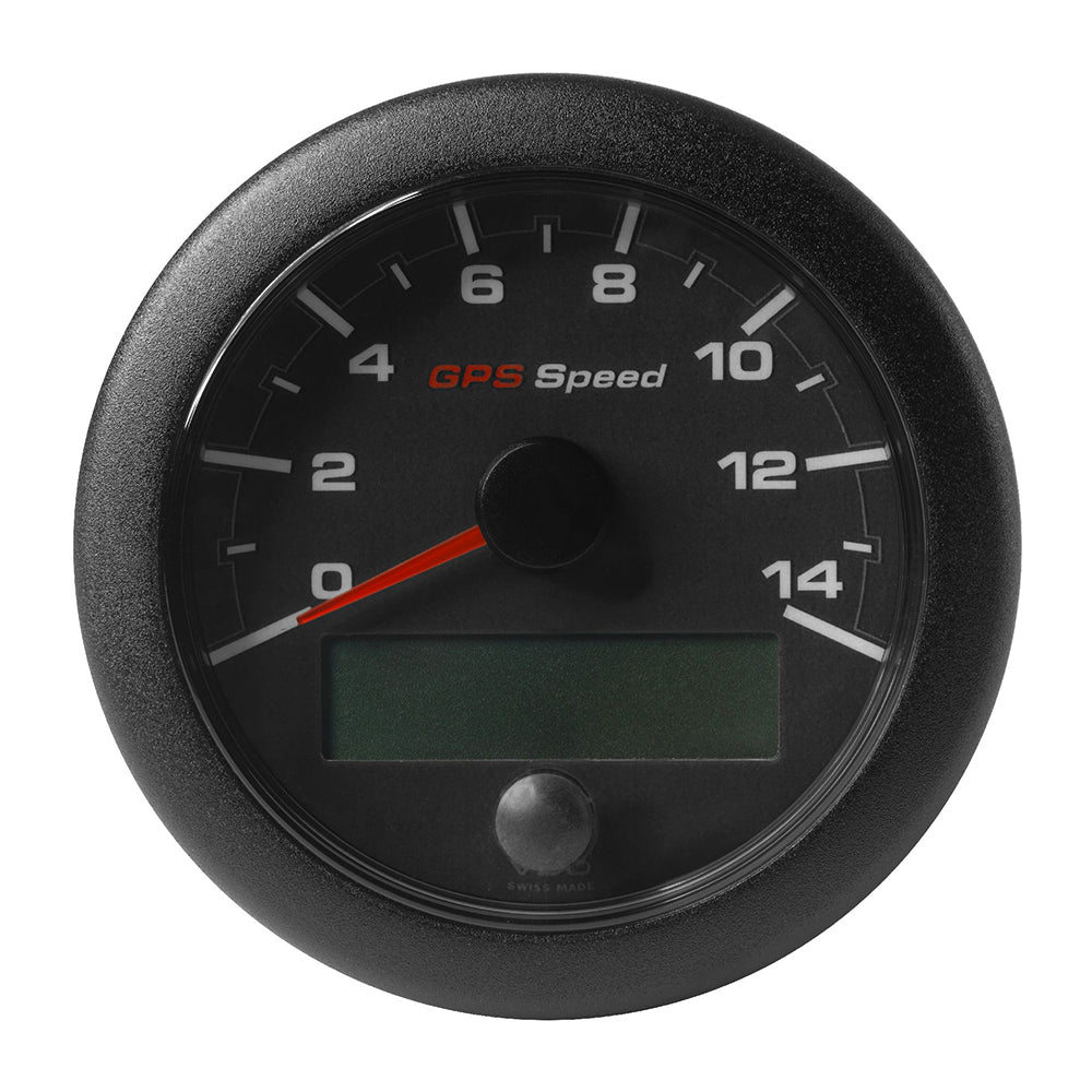 Veratron 3-3/8'' (85Mm) Oceanlink&Reg; Gps Speedometer - Black Dial &Amp; Bezel (0-14 K/Mph/Kmh),WBEEAB07RWDD7YW