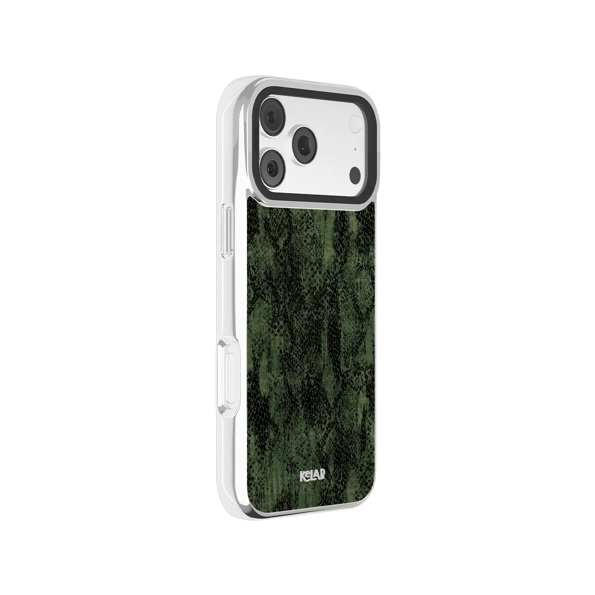 Emerald Python | Olive Green Snake Print iPhone Case