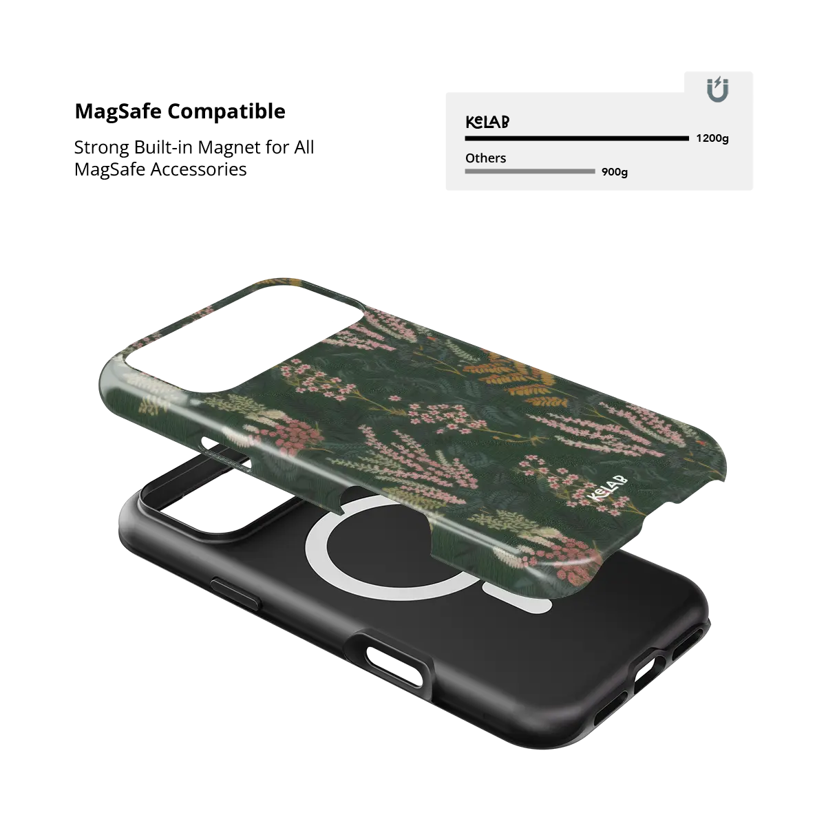 Heather & Hearth | Dark Academia Floral iPhone Case
