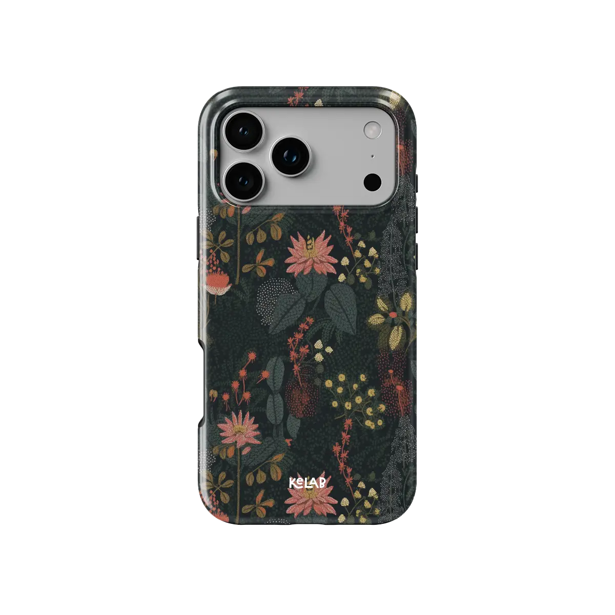 Starlit Botanica | Midnight Floral iPhone Case
