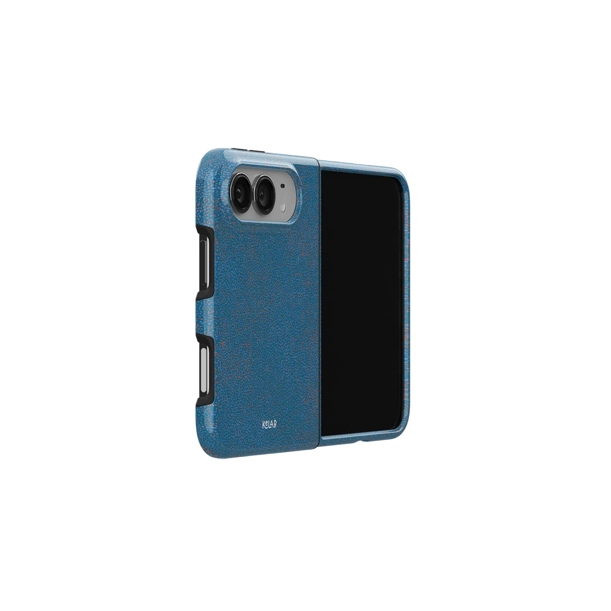 Digital Grain | Blue Terrazzo Speckled iPhone Case