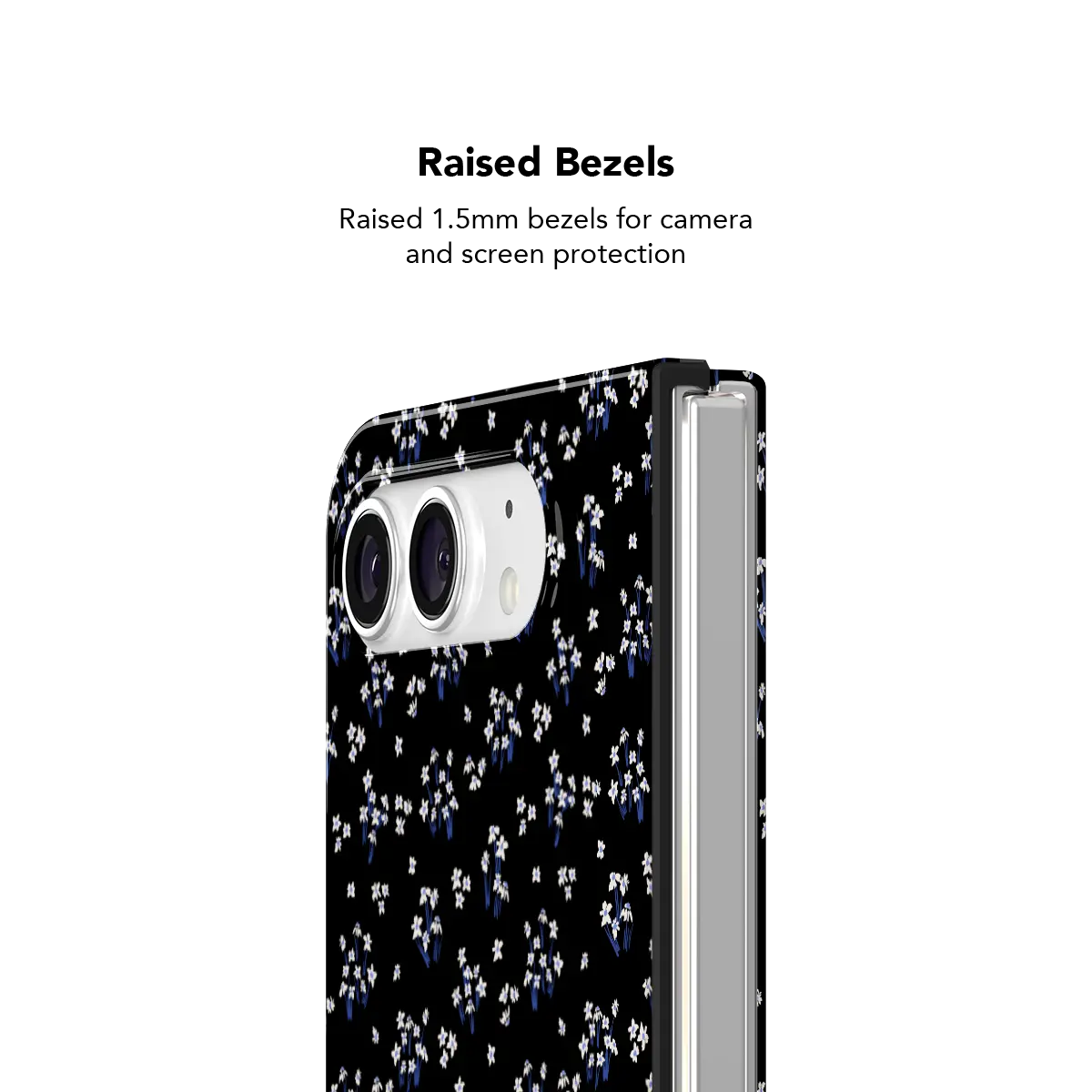 Inkwell Lily | Minimalist Black Floral iPhone Case