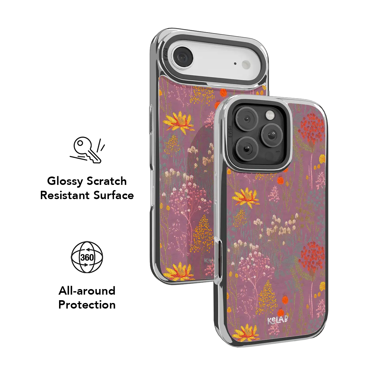 Wildflower Tapestry | Dusty Pink Floral iPhone Case