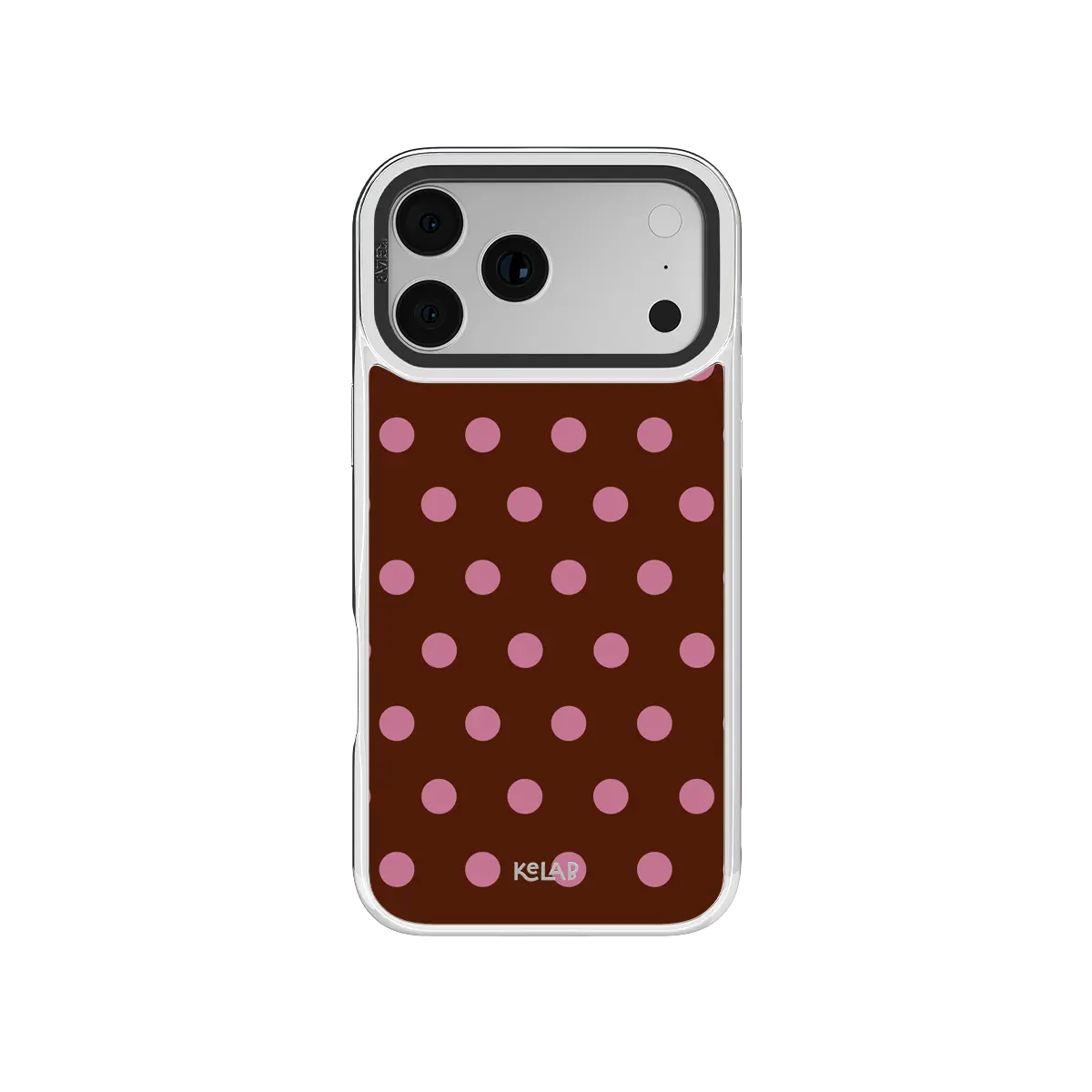 Velvet Pop | Burgundy Polka Dot iPhone Case