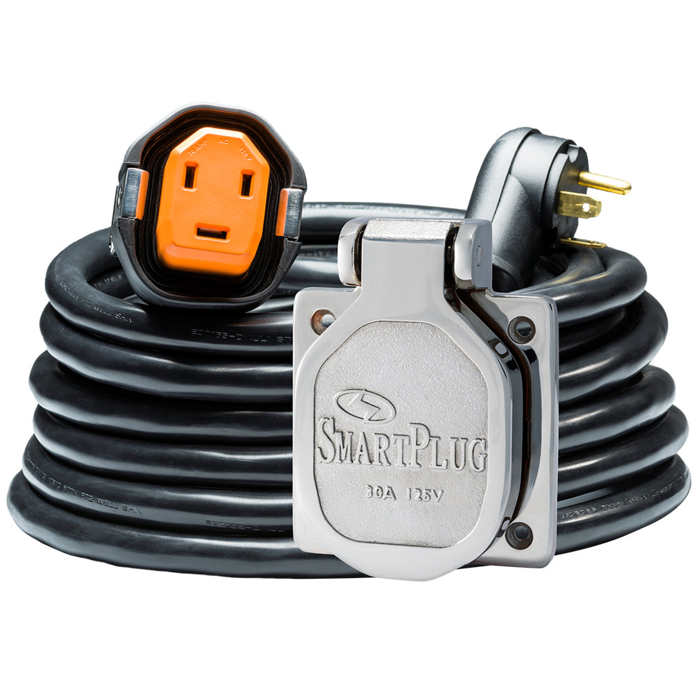 Smartplug Rv Kit 30 Amp Dual Configuration Cordset &Amp; Stainless Steel Inlet Combo - 30&#39;,WBAUVA001345964