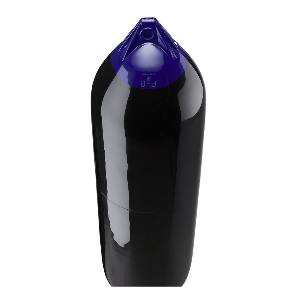 Polyform F-8 Twin Eye Fender 15'' X 58'' - Black,WBAUVB08X4WS1F8