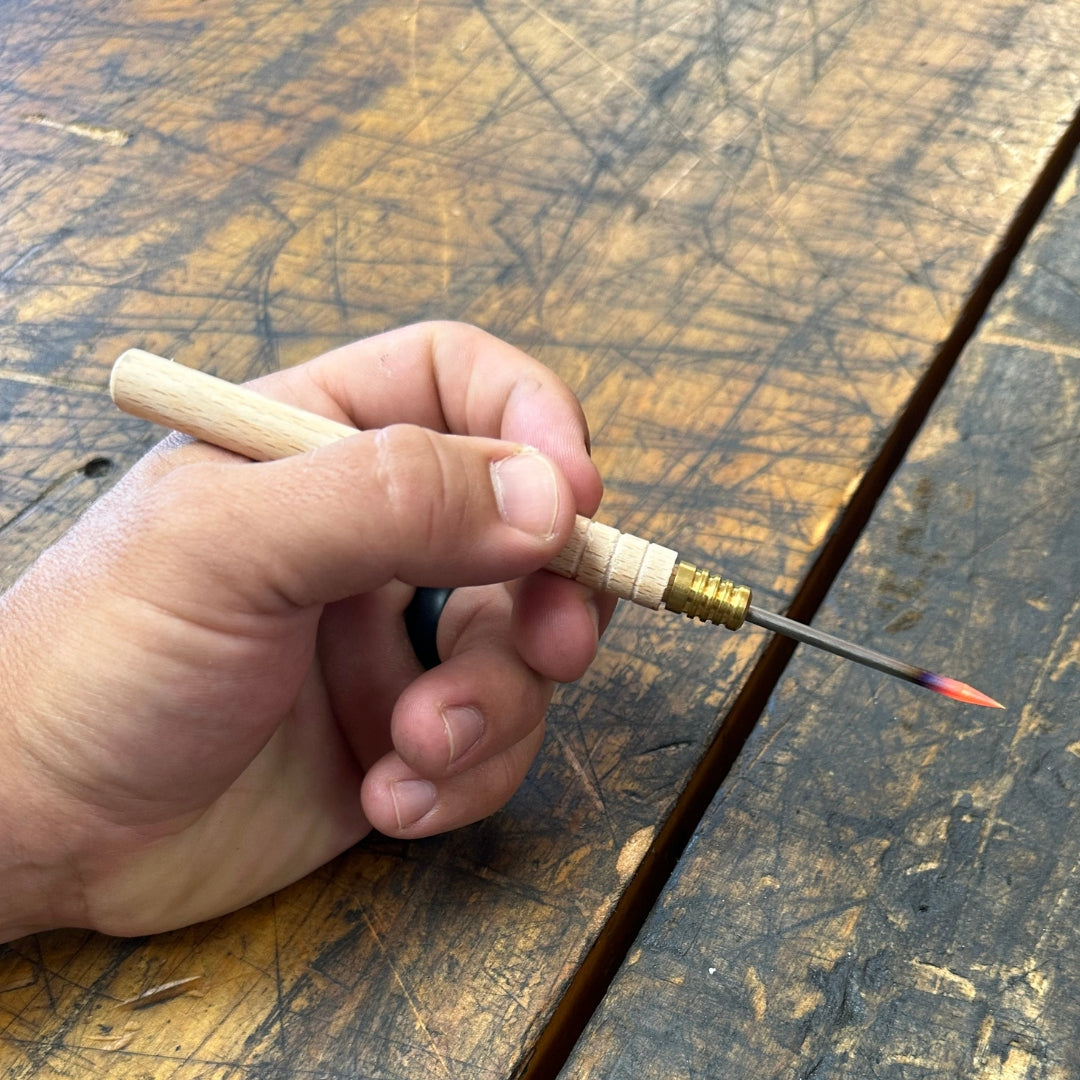 Large 3MM Titanium Solder Pick With Wooden Handle