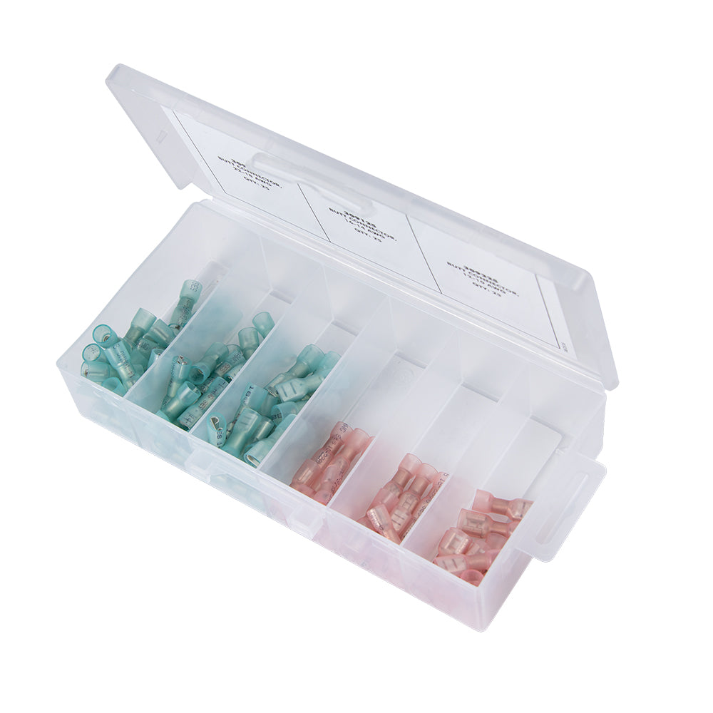 Ancor Heat Shrink Universal Speaker Connector Kit F/22-18/16-14 - Assorted 90 Piece,WBAUVA001345986