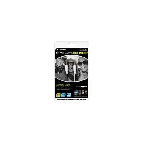 6Foot 3.5mm Transfer Audio Cable White