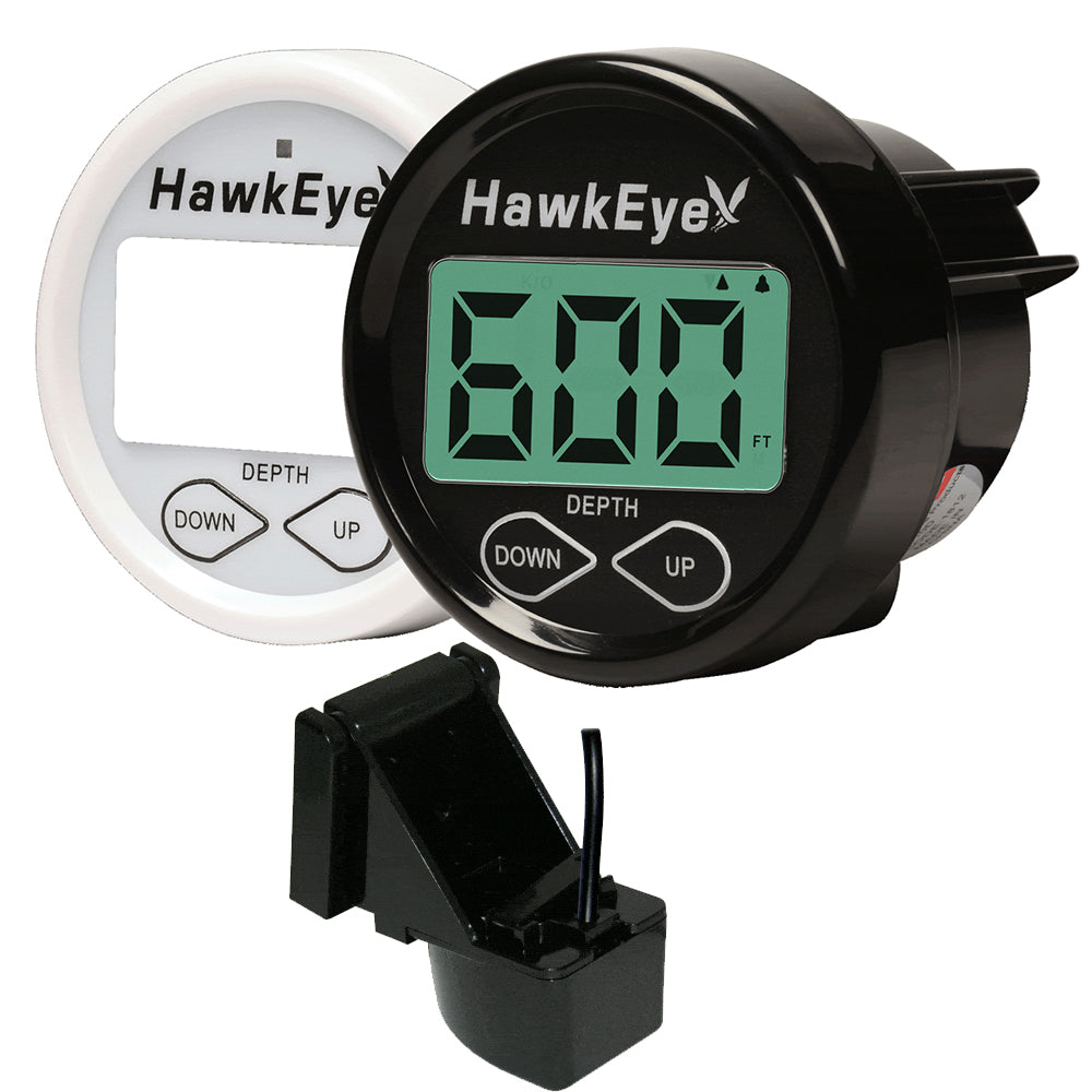 Hawkeye Depthtrax In-Dash Digital Depth &Amp; Temp Gauge - Transom Mount,WBEEAA001345995
