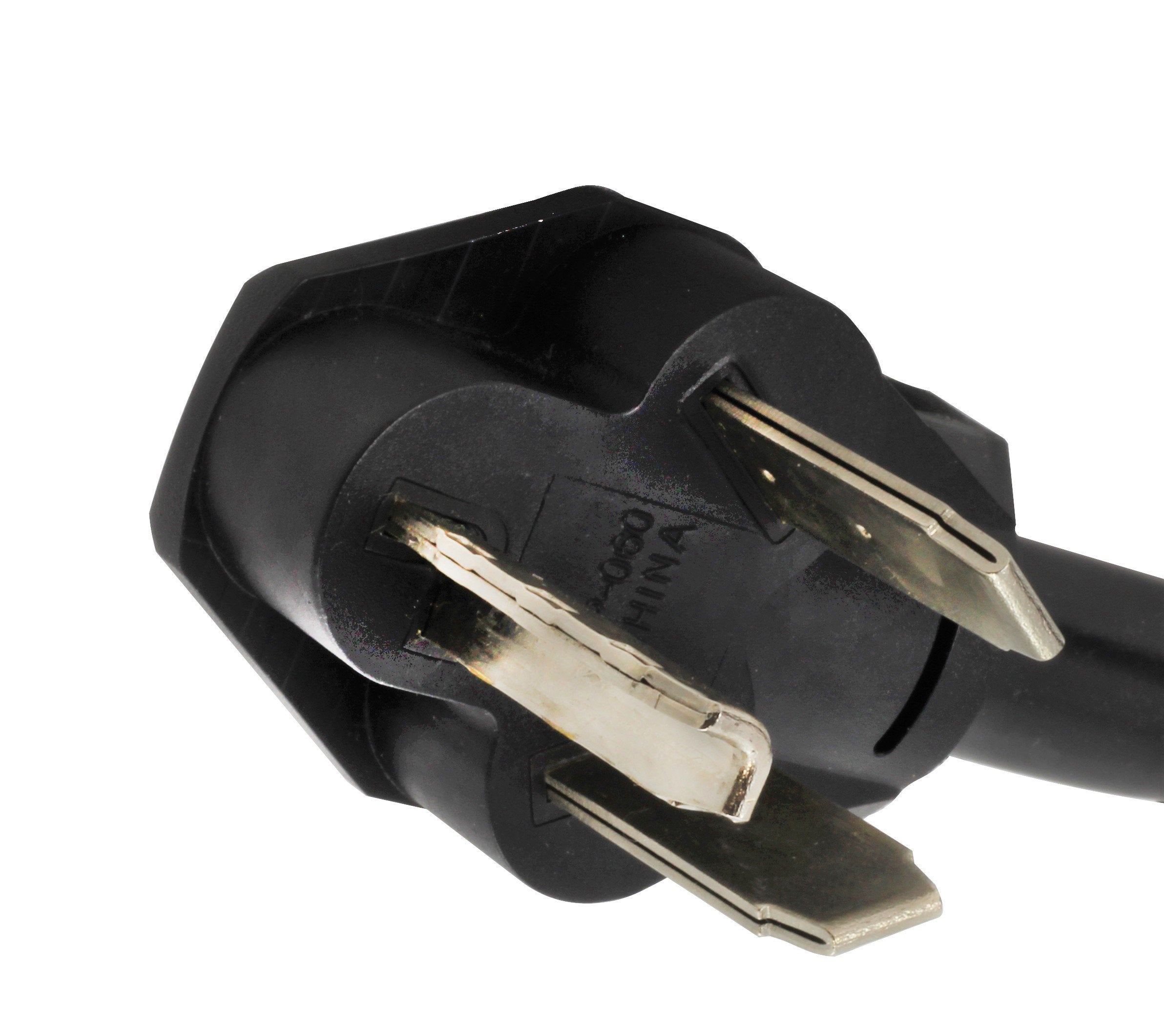 Ac Works 30Amp Dryer Extension Cord (10Ft 3 Prong Dryer)