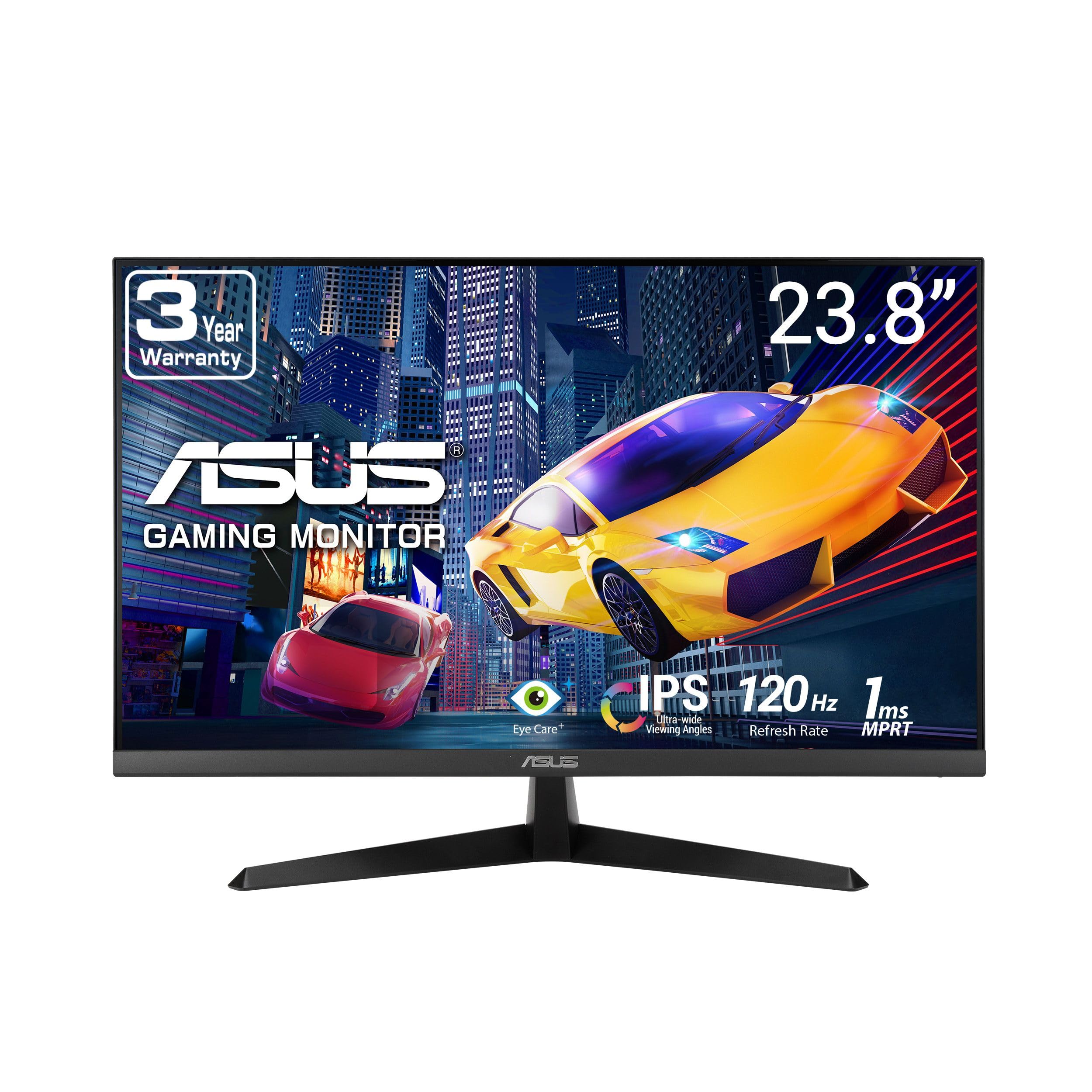 Asus 24 Inch 120Hz Gaming Office Computer Monitor (Vy249Hgr)   1080P(Full Hd), Ips, 120Hz, 1Ms, Adaptive Sync, Eye Care Plus, Bl