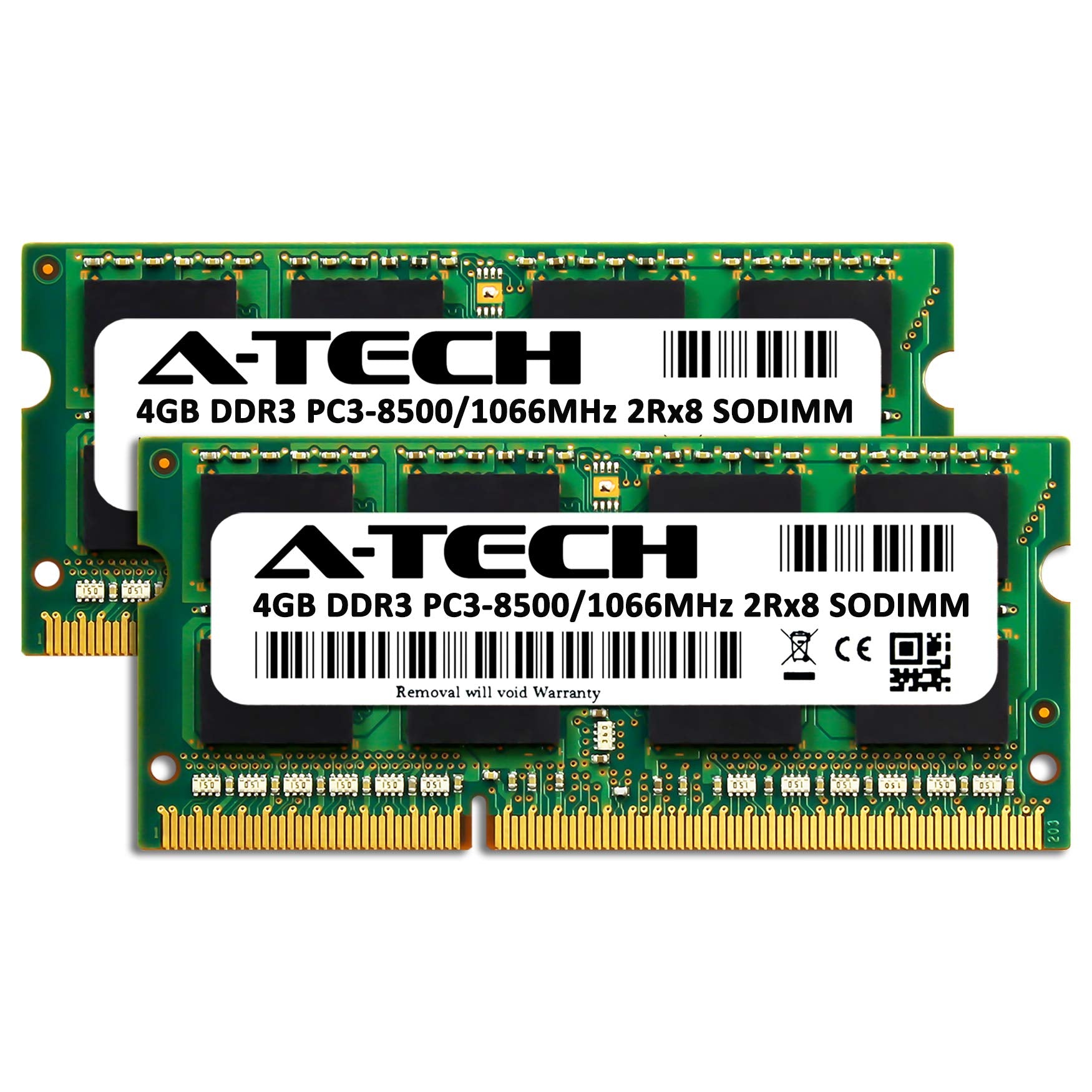 A Tech 8Gb (2 X 4Gb) Pc3 8500 Ddr3 1066/1067 Mhz Ram For Macbook, Macbook Pro, Imac, Mac Mini (Late 2008, Early/Mid/Late 2009, M
