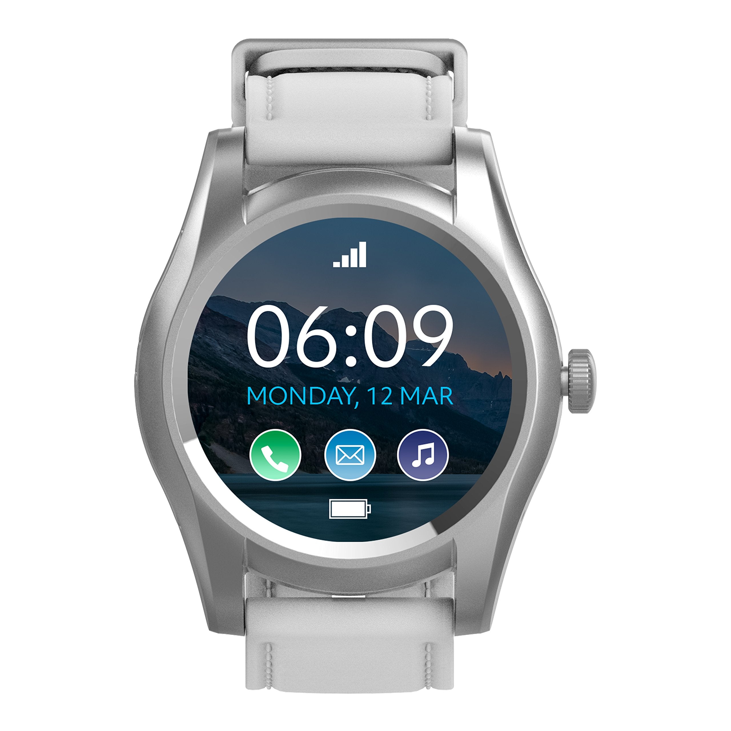 BLU X Link - Smartwatch compatible with Android and iOS -Silver
