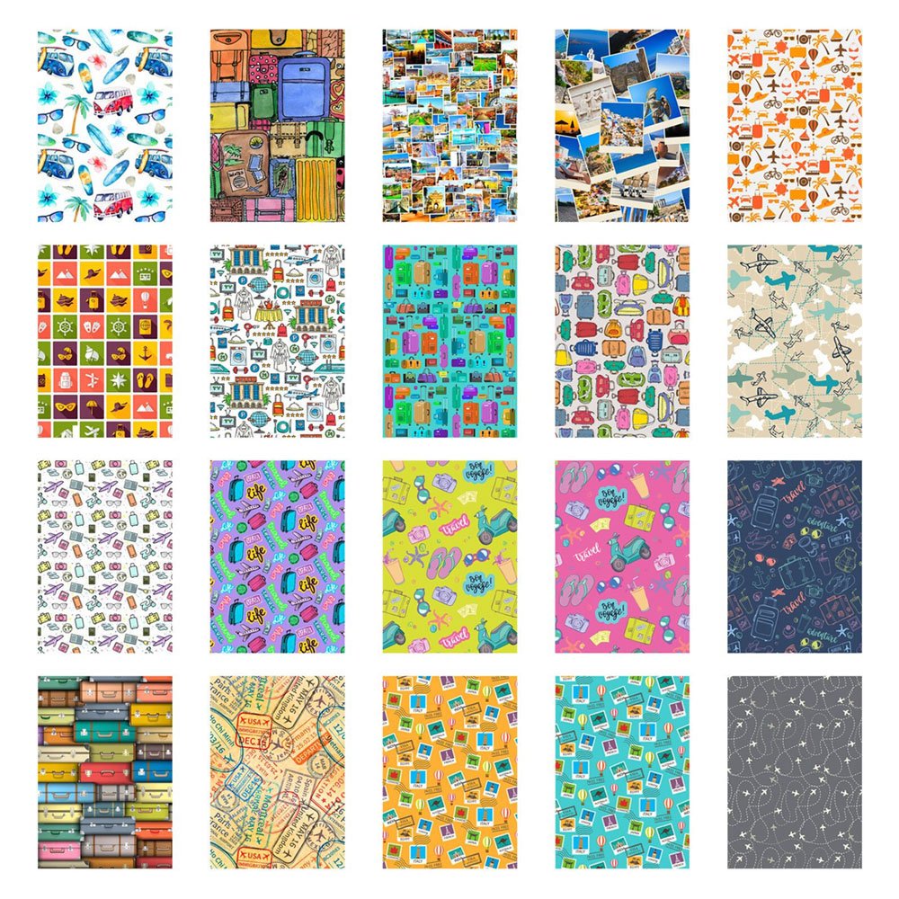 3X Fujifilm Instax Mini Instant Film (60 Exposures) + 20 Sticker Frames For Fuji Instax Prints Travel Package