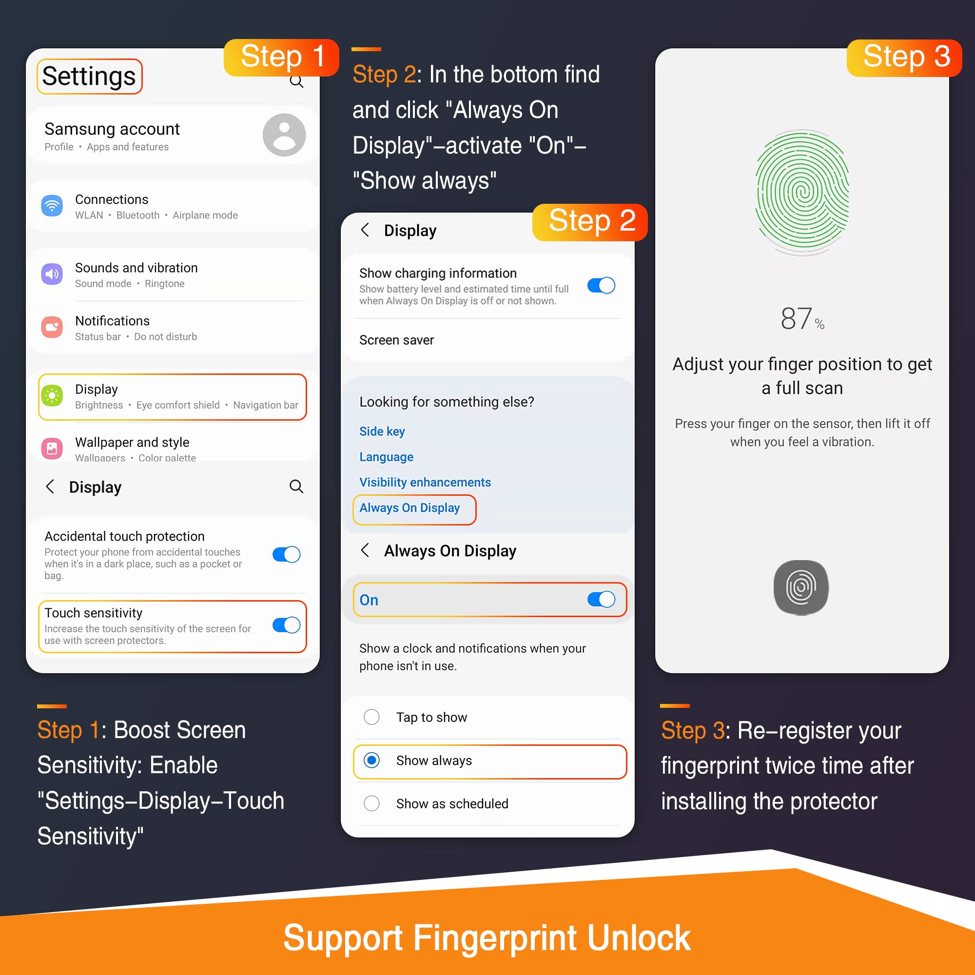 FANGTIAN GUARD [3+2 Pack] Tempered Glass Screen Protector + Camera Lens Protectors for Samsung Galaxy S22 Plus/S22+ 5G - Clear, Easy Install