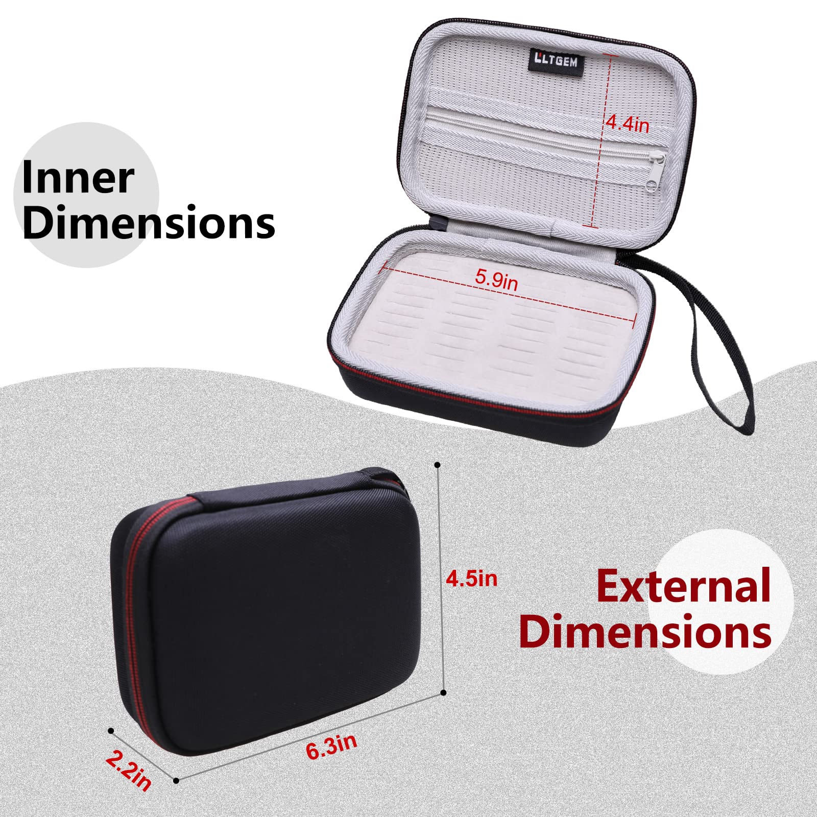 Ltgem Guitar Pick Holder Case Compatible With Fender/Chromacast/Daddario/Jim Dunlop/Unlp Musical Instrument Guitar Accessories,