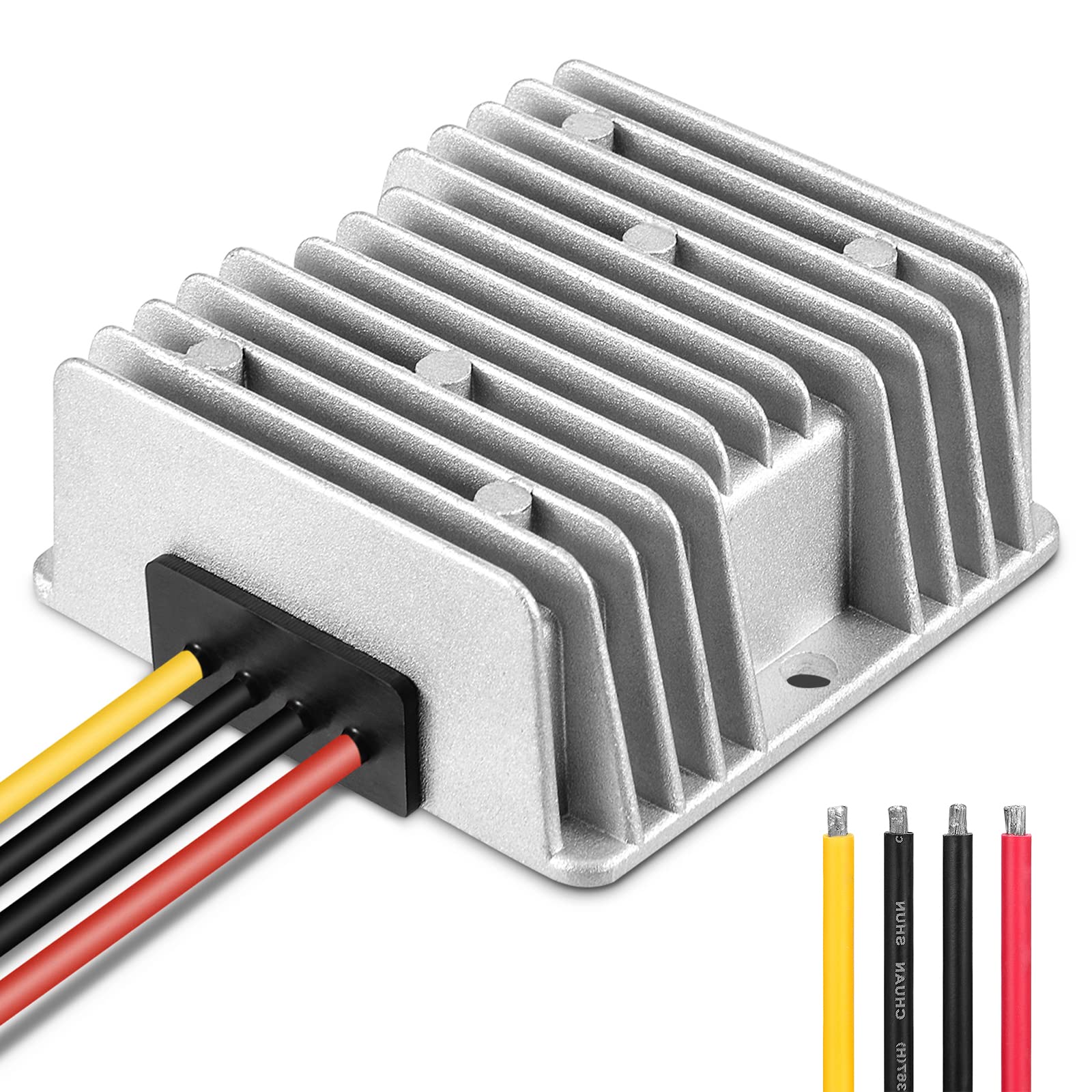 Kohree Dc 36V/48V Step Down To 12V 20A 240W Converter Regulator Reducer Voltage Regulator Reducer For Golf Cart Waterproof Power