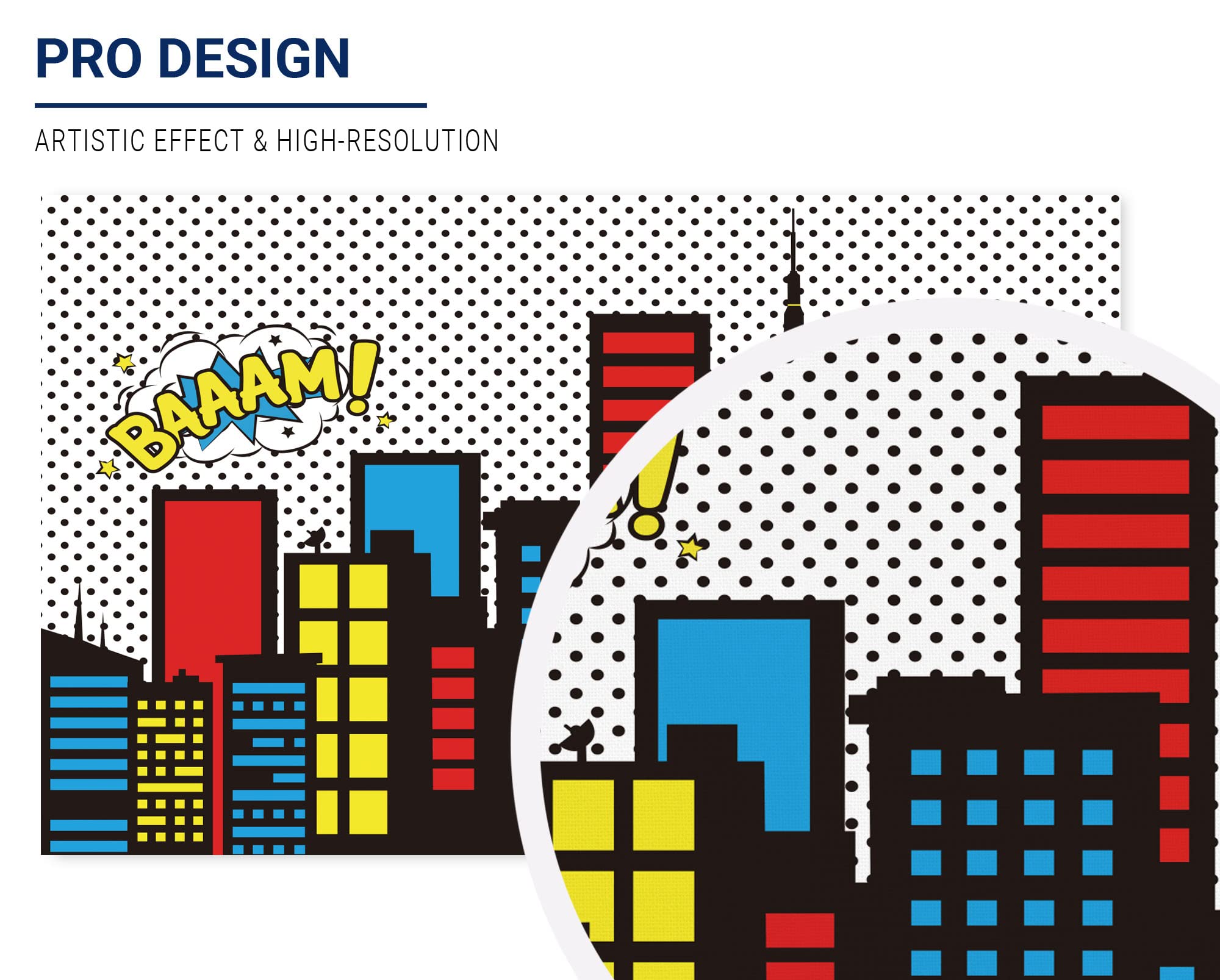 Allenjoy Superhero Themed Backdrops Super City Skyline Buildings Children Birthday Supplies Favors Decorations Photography Party