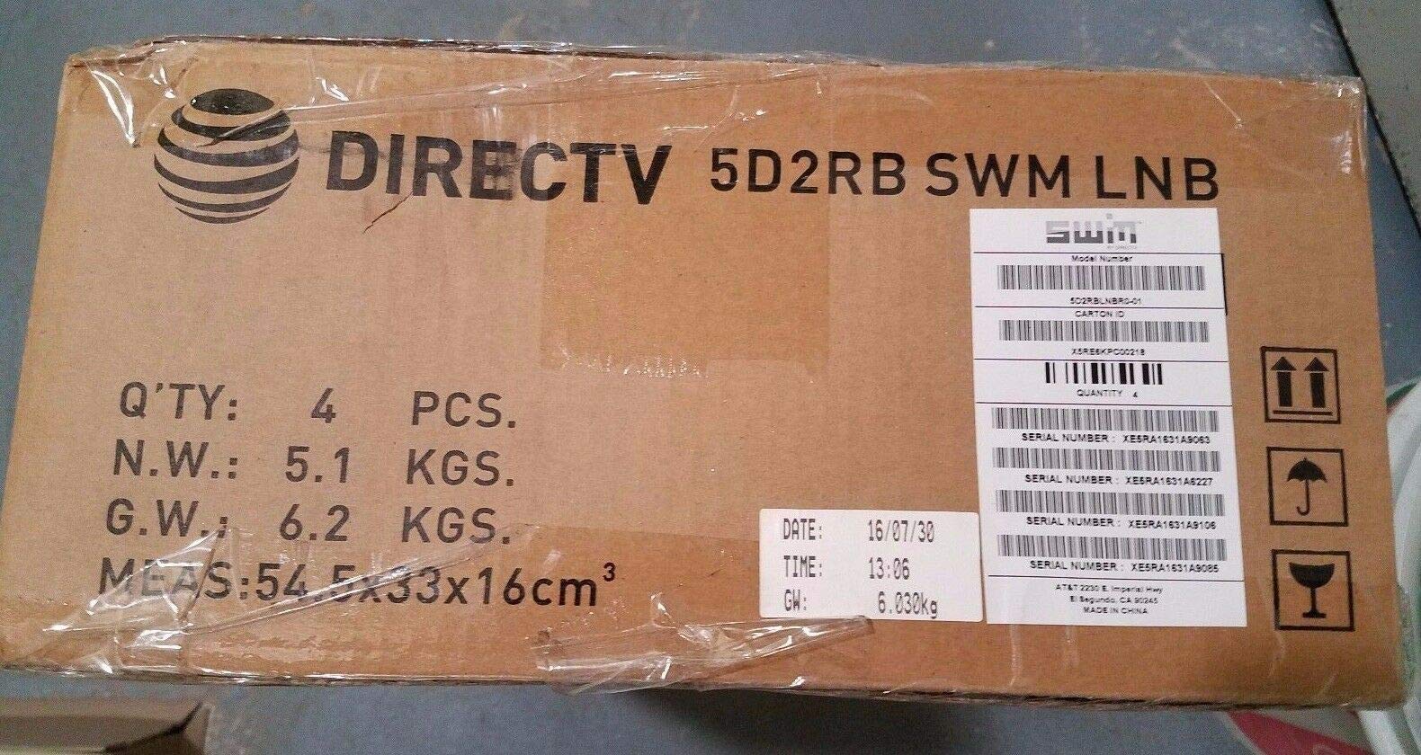 Directv Swm5 21 Tuner Ultrahd Lnb For Slimline Dish 5D2Rblnb