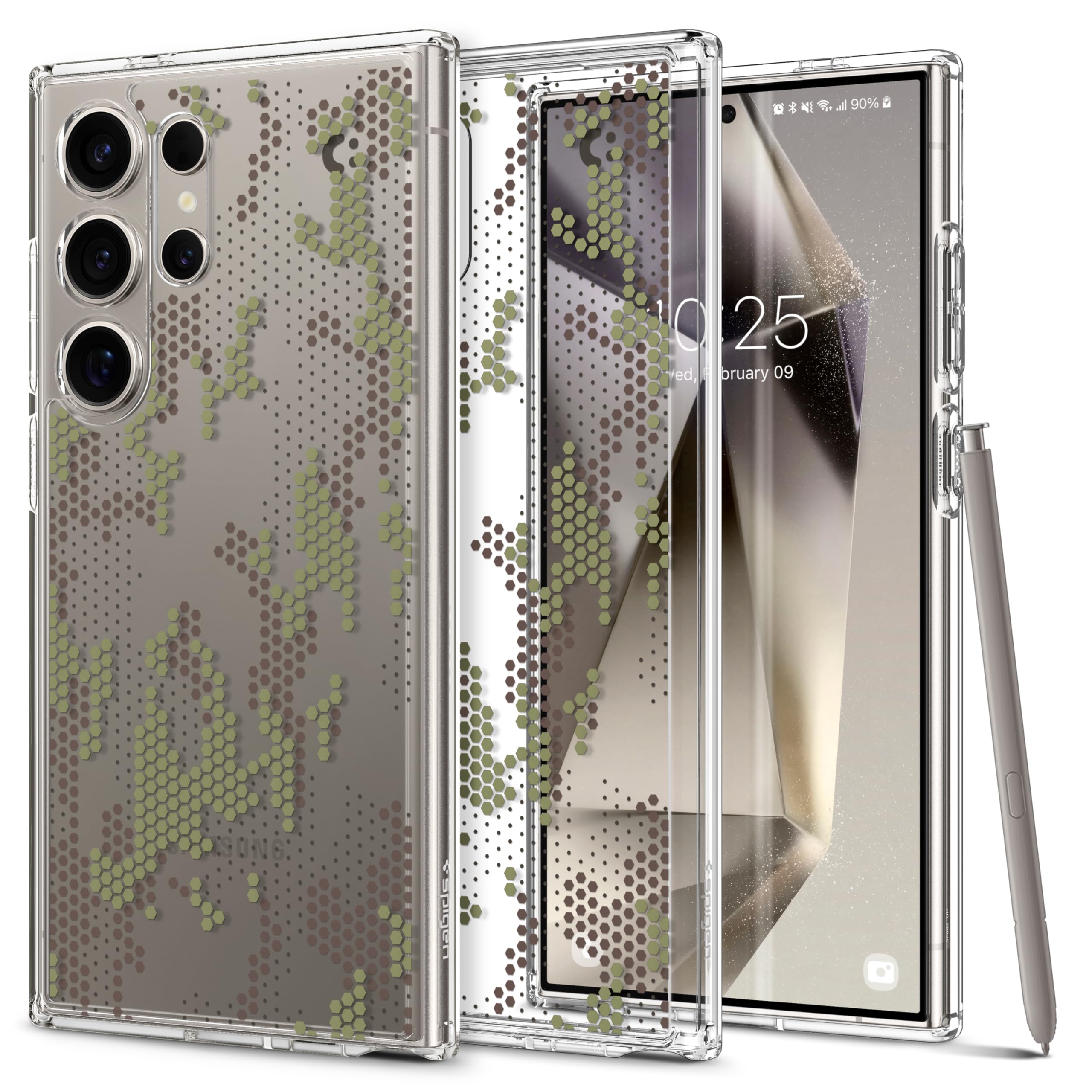 Spigen Ultra Hybrid Designed For Galaxy S24 Ultra Case (2024), [Anti Yellowing] [Military Grade Protection]   Crystal Clear Digi