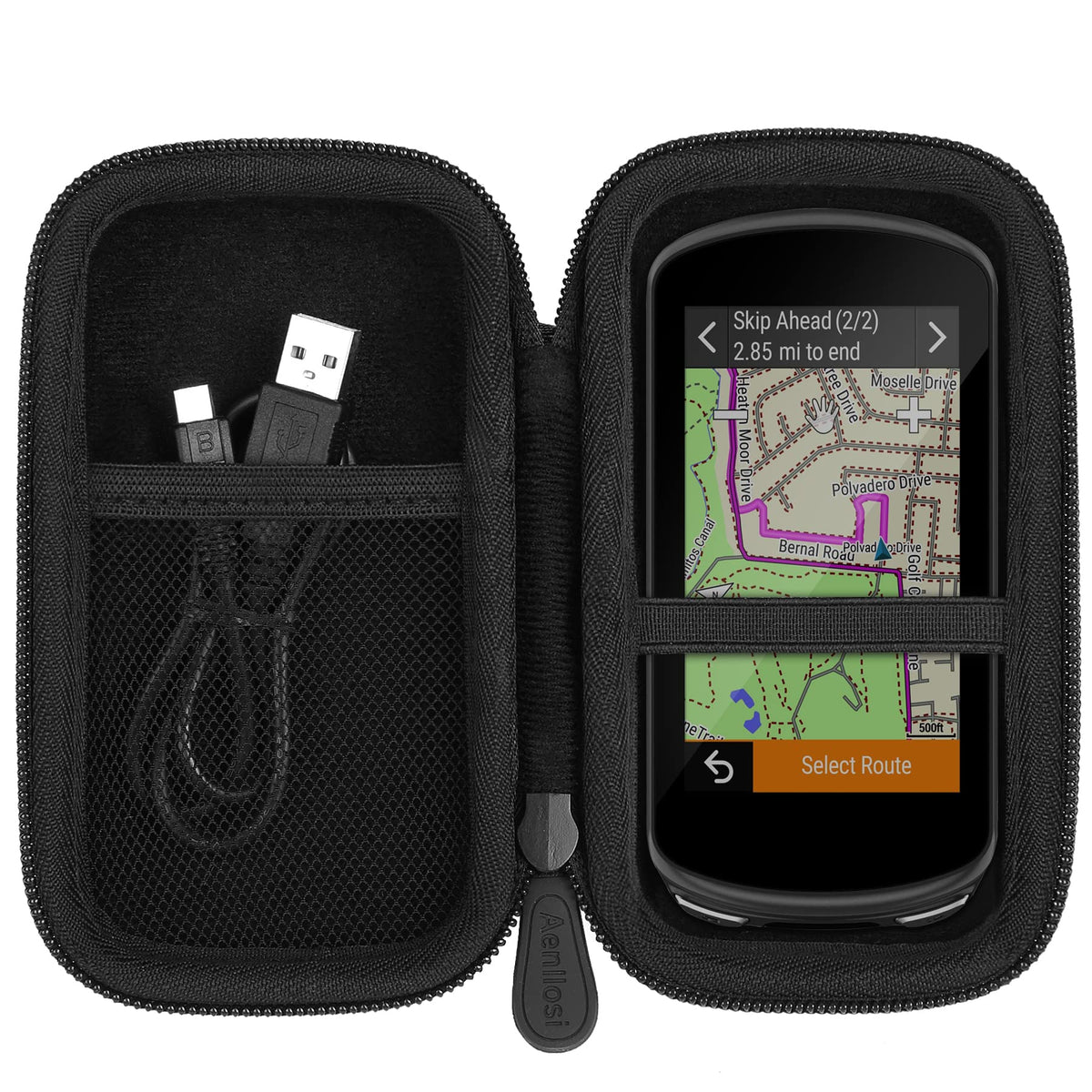 Aenllosi Hard Carrying Case for Garmin Edge 1050/1030 Plus/1040 Bike Computer