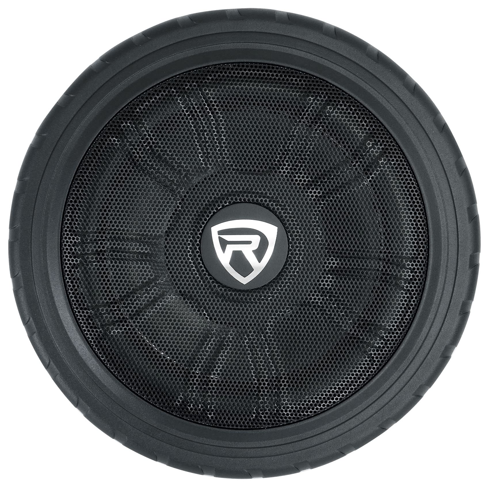 Rockville Wheel Of Bass 8 Slim Under-Seat Powered Truck/Car Audio Subwoofer Sub