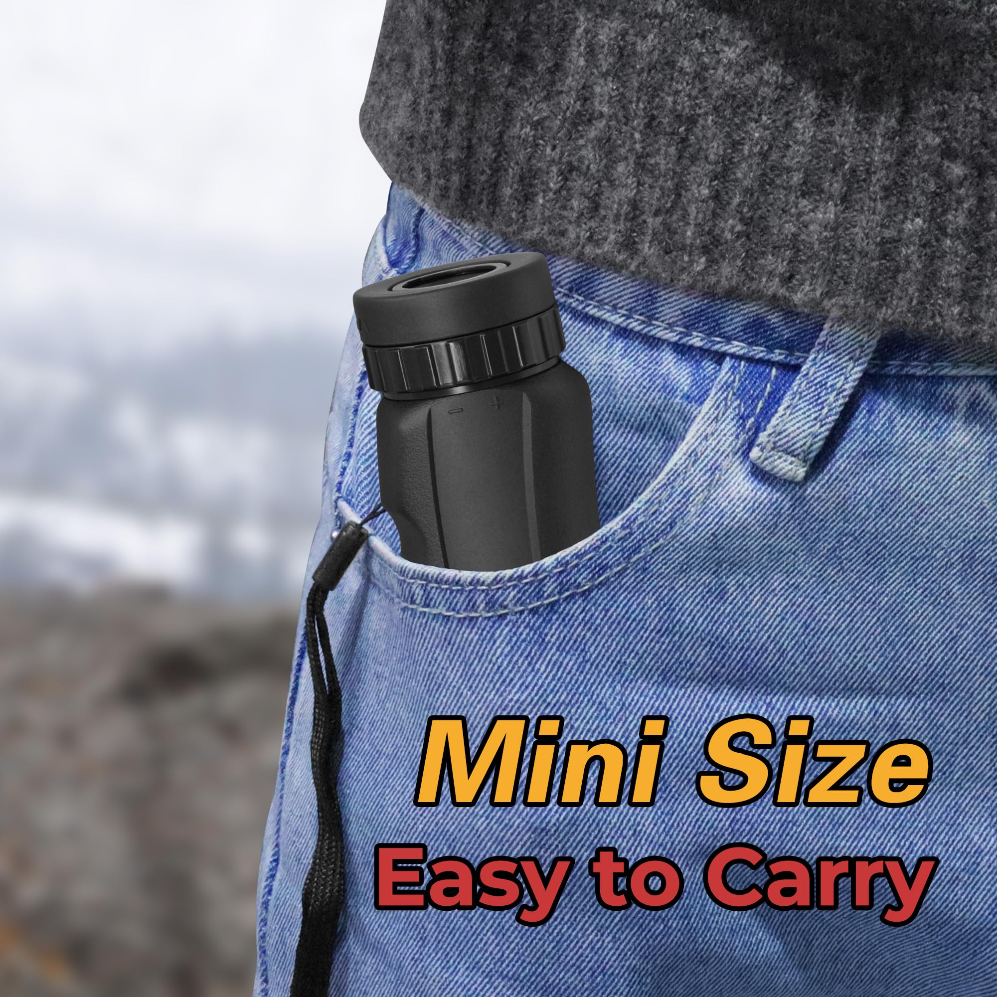 Tydeux 8X25 Compact Monocular Telescope Lightweight Handheld Monoscope For Gifts Bird Watching Hunting Hiking Camping And Other