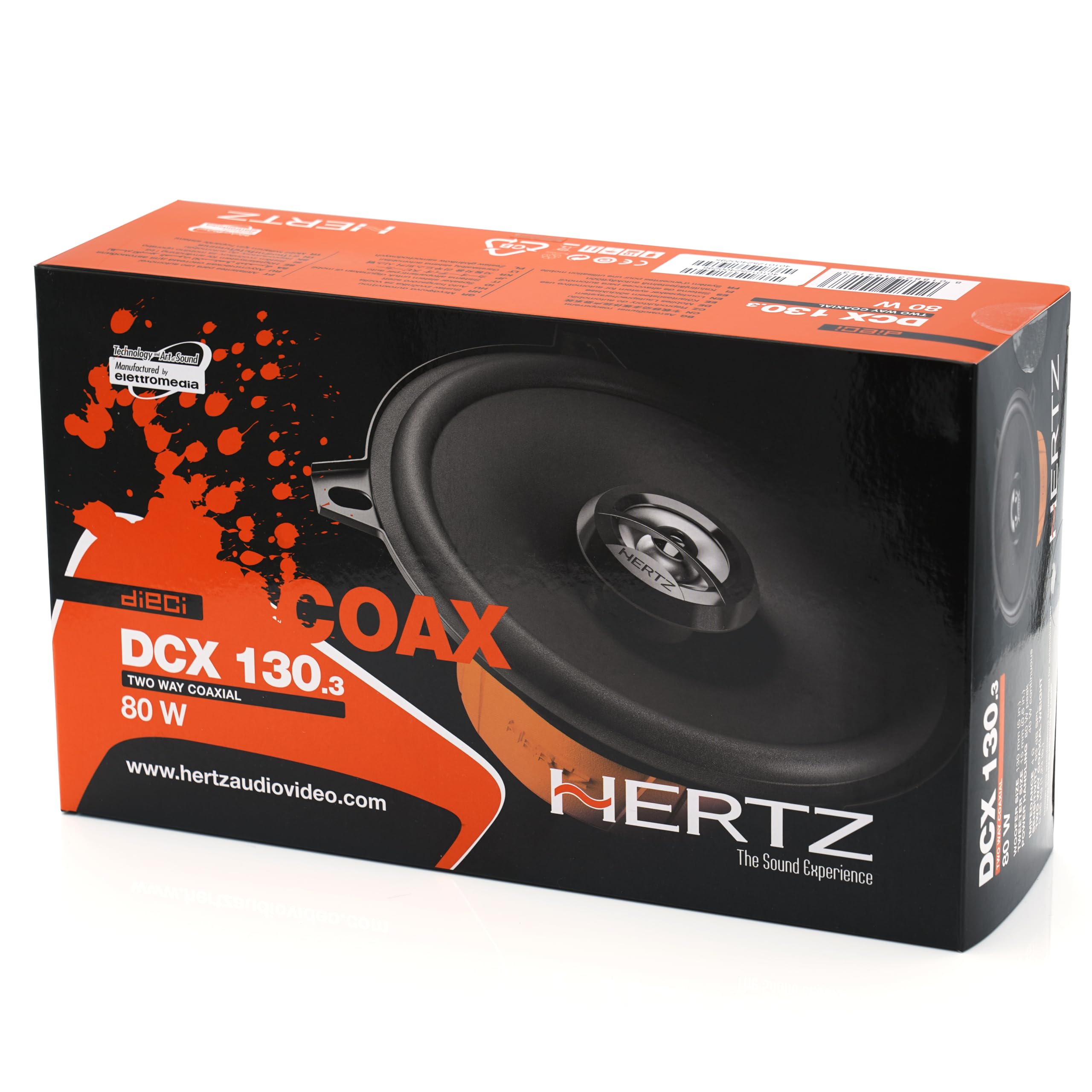 Hertz Dieci Series Dcx 1303 5.25' Two Way Coaxial Speakers   Pair