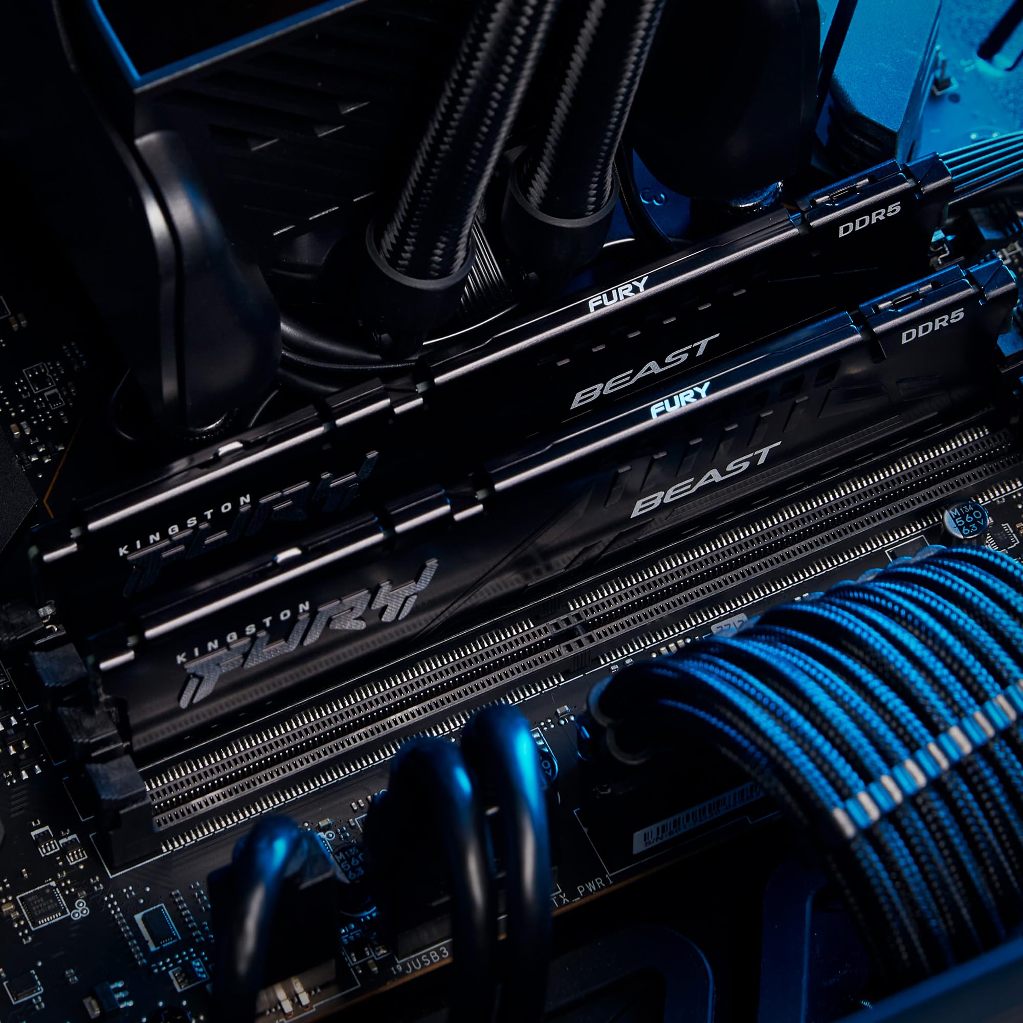 Kingston Fury Beast 32Gb 6000Mt/S Ddr5 Cl36 Desktop Memory Single Module | Amd Expo | Plug N Play | Kf560C36Bbe-32