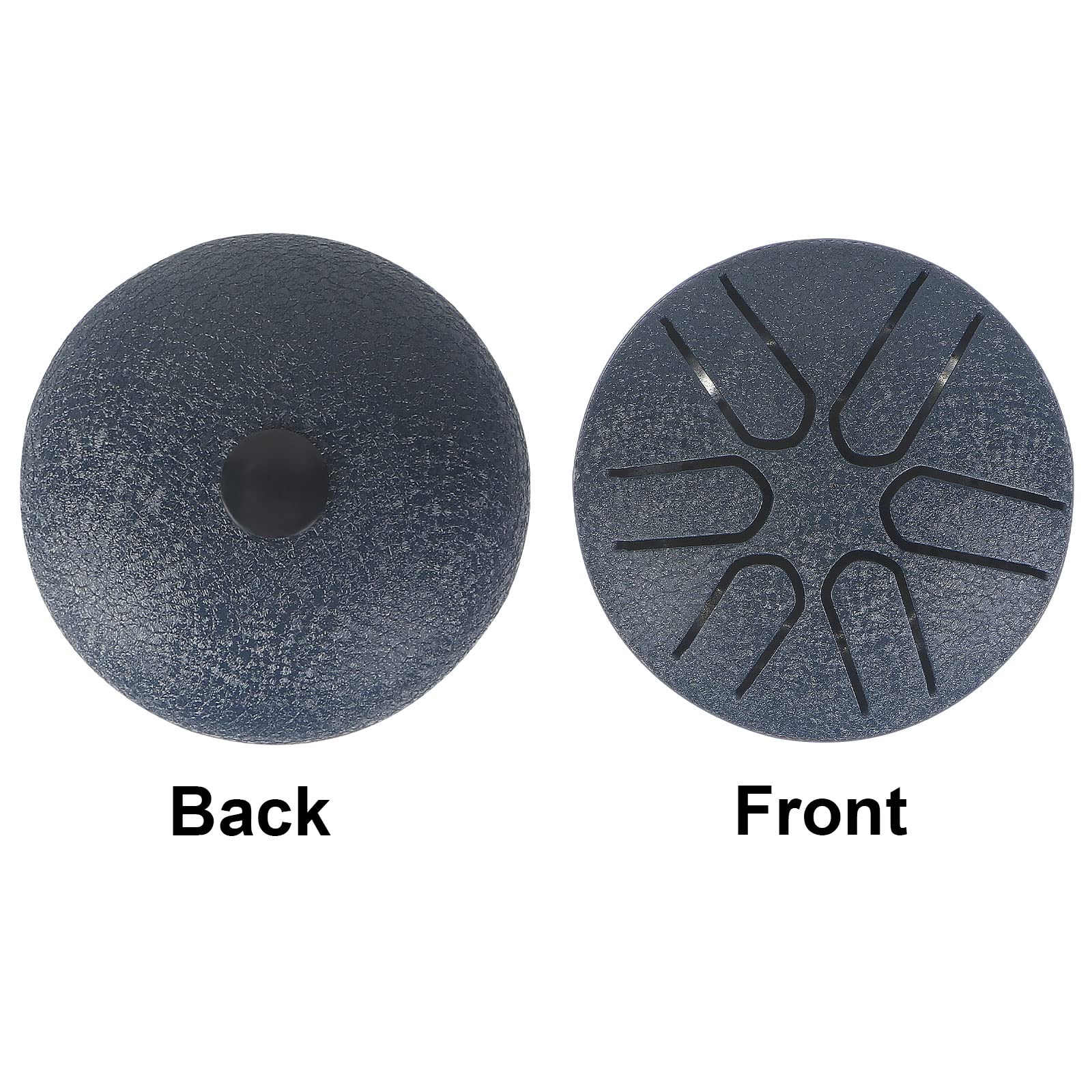 Mini Steel Tongue Drum, Horse 3 Inch 6 Tones Tank Drum C Key Percussion Steel Drum Kit With Drum Mallets Note Stickers(3 Inch 6