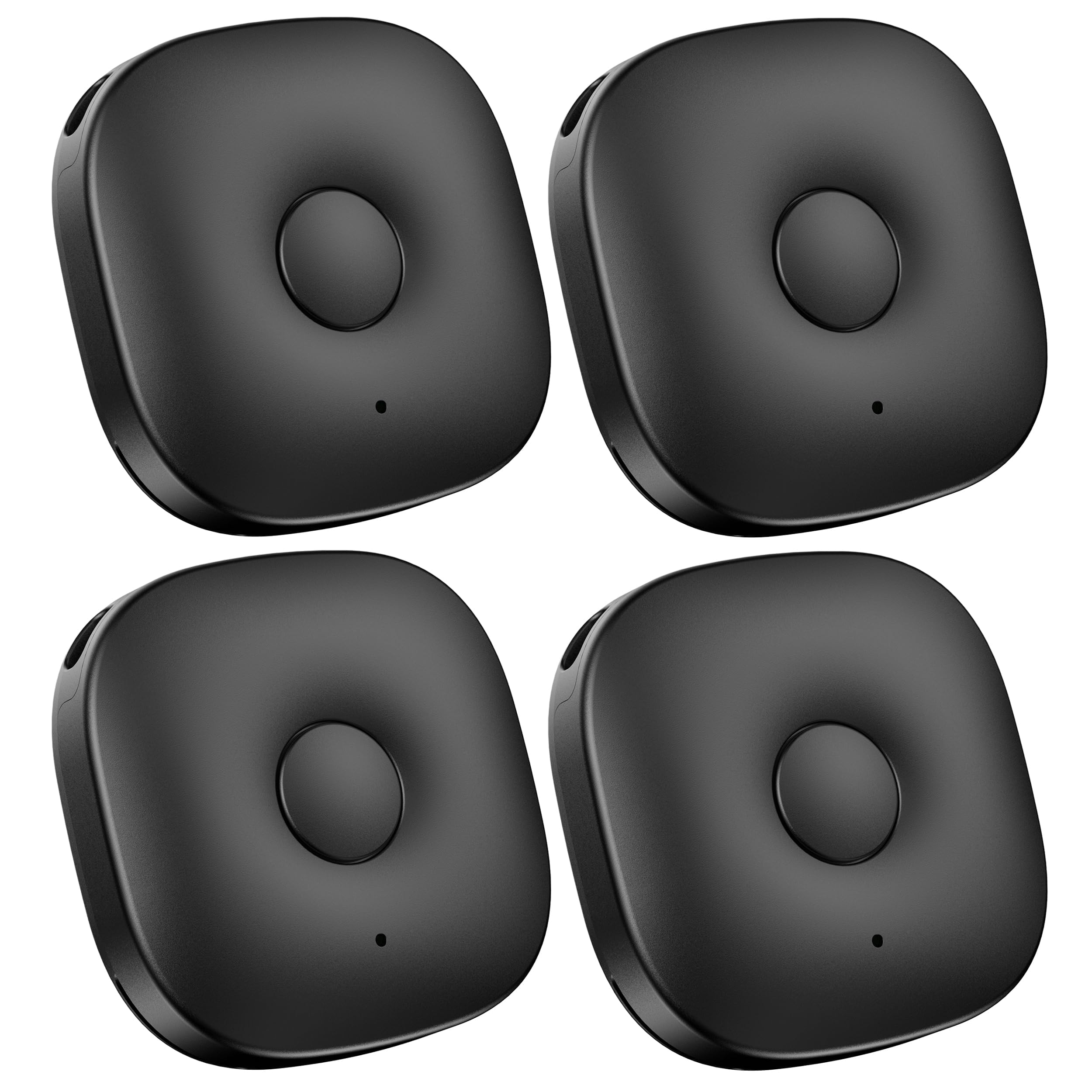 Tracker Air Tags 4 Pack, Bluetooth Tracker Works With Apple Find My (Ios Only), Waterproof, Replaceable Battery, Lost Mode, Smar