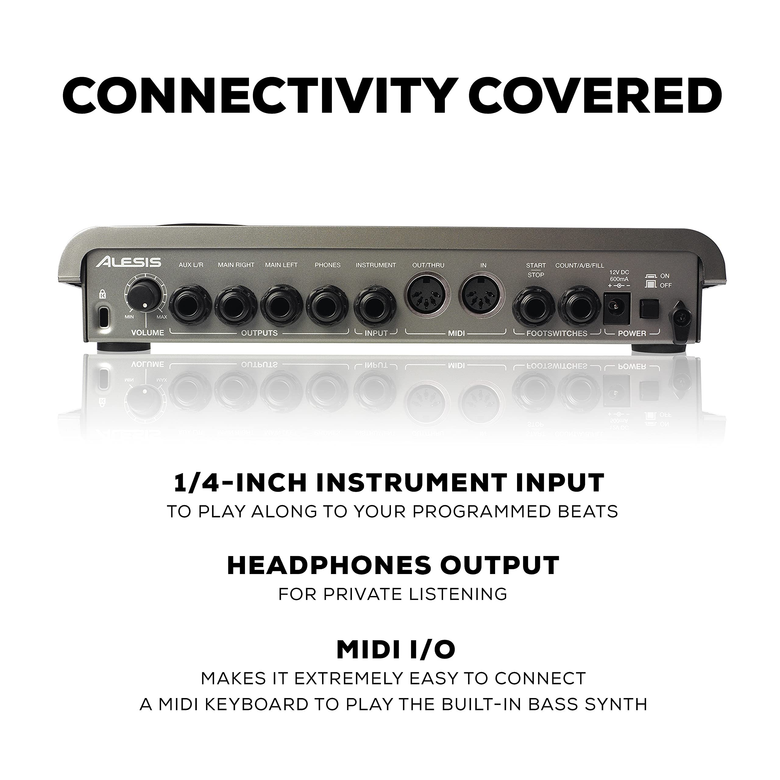 Alesis Sr 18   Studio Grade Standalone Drum Machine With On Board Sound Library, Performance Driven I/O And In Built Effects / P