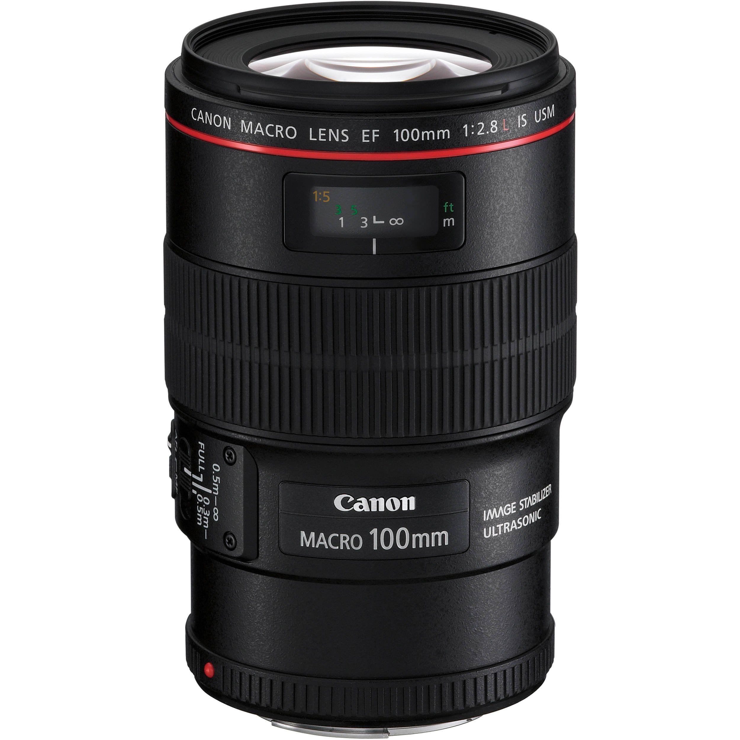 Canon EF 100mm f/2.8L IS USM Macro Lens for Canon Digital SLR Cameras, Lens Only
